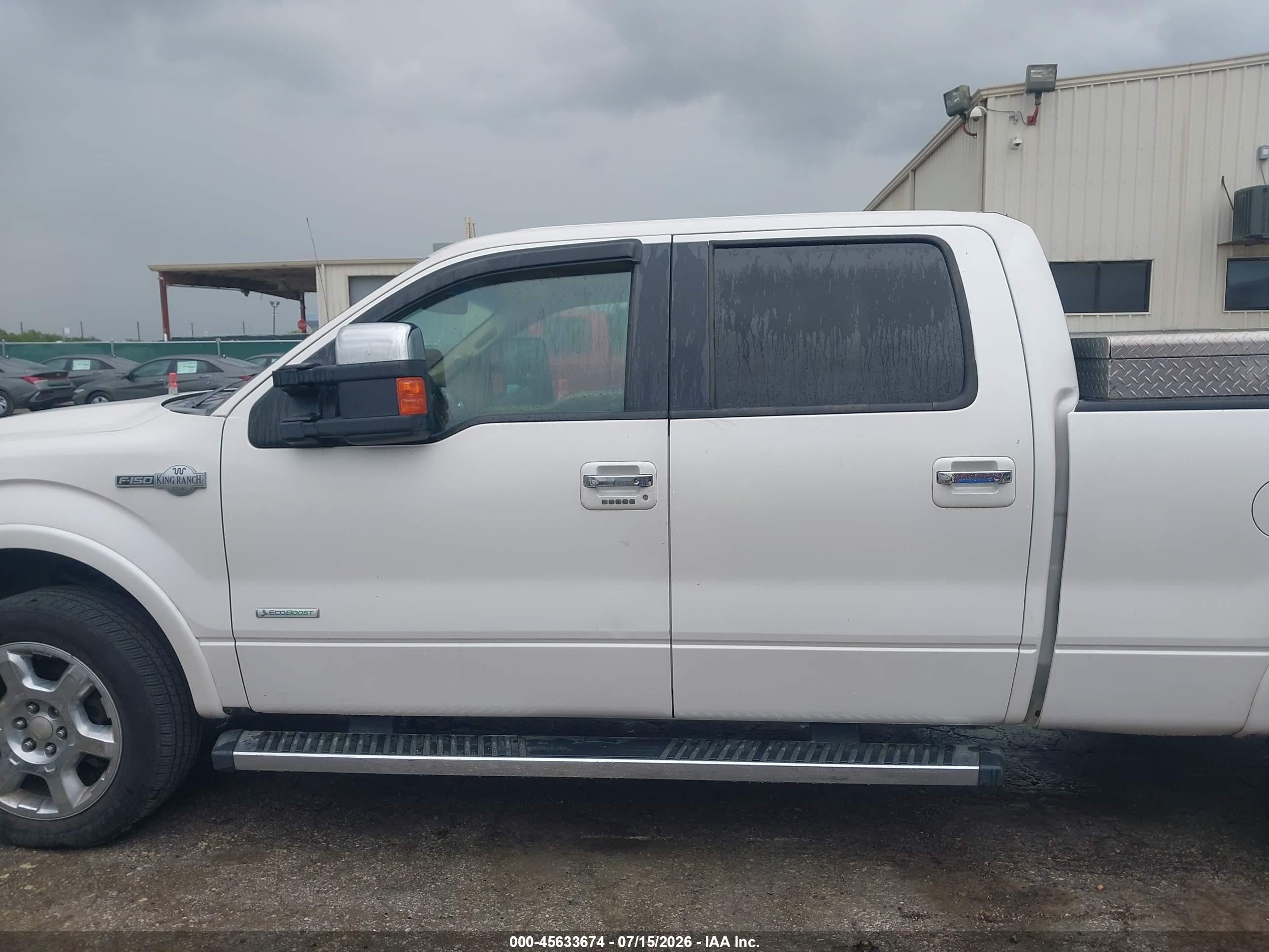 2013 Ford F-150 King Ranch White vin: 1FTFW1ETXDKE10767