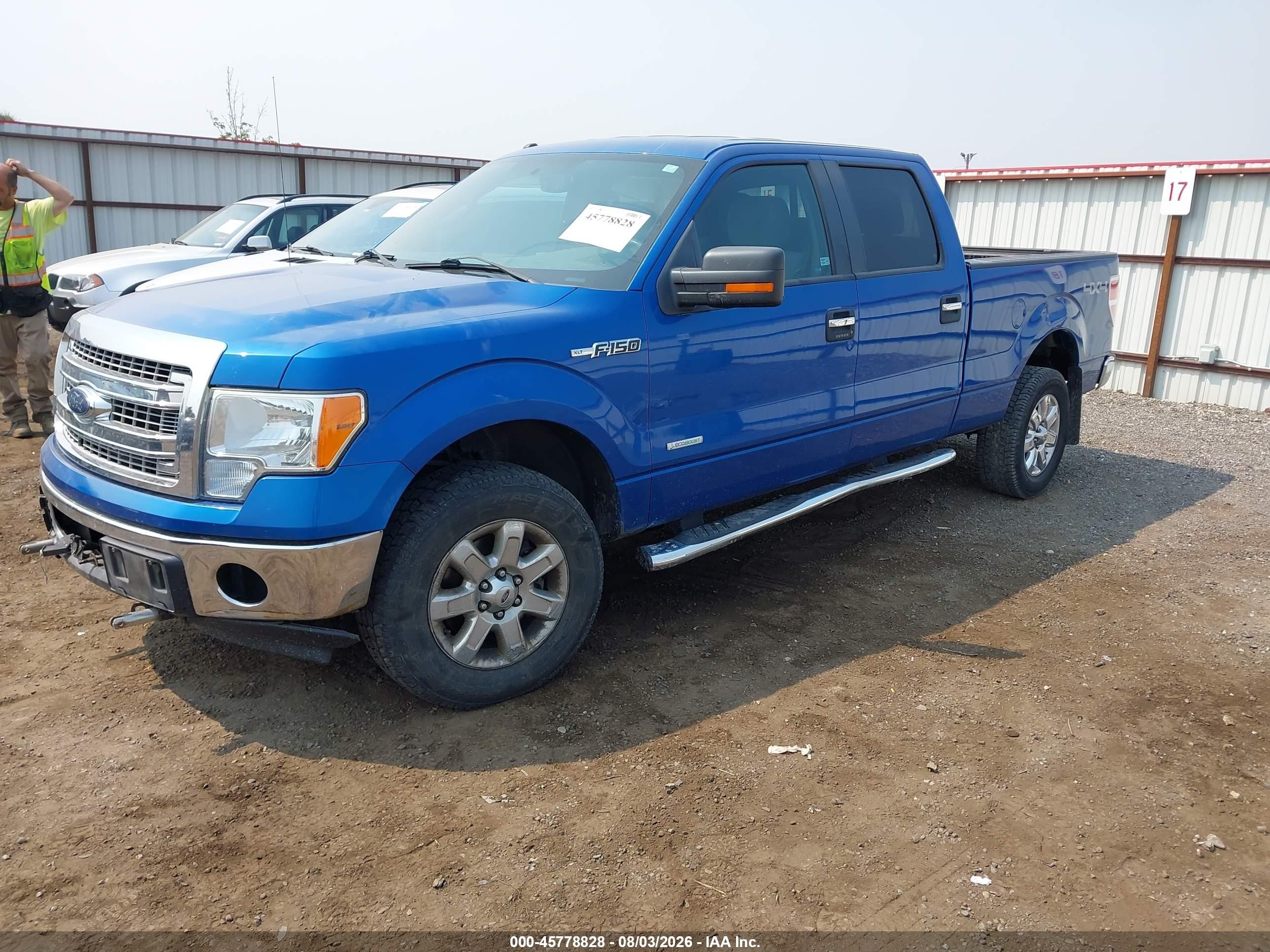 2013 Ford F-150 Xlt Синий vin: 1FTFW1ETXDKE39816