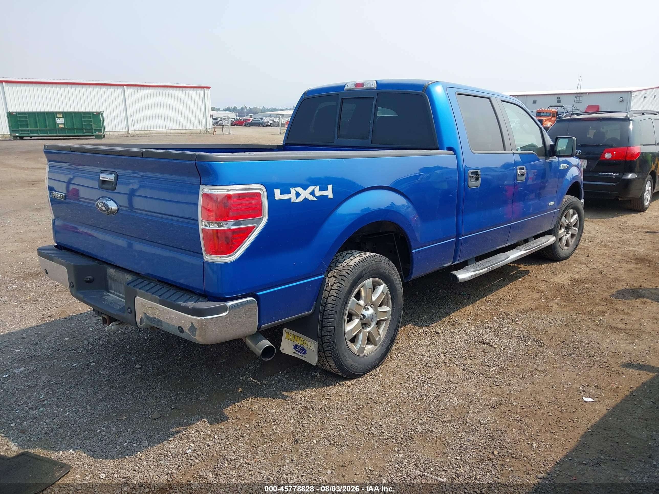 2013 Ford F-150 Xlt Синий vin: 1FTFW1ETXDKE39816