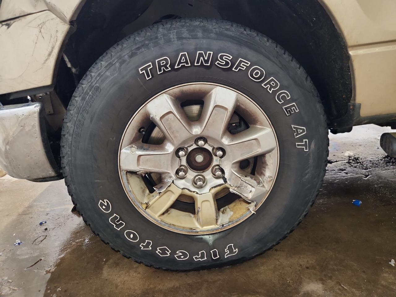 2013 Ford F150 Supercrew Brown vin: 1FTFW1ETXDKE49195 Damage: Left Front Wheel, Broken, Replacement Required