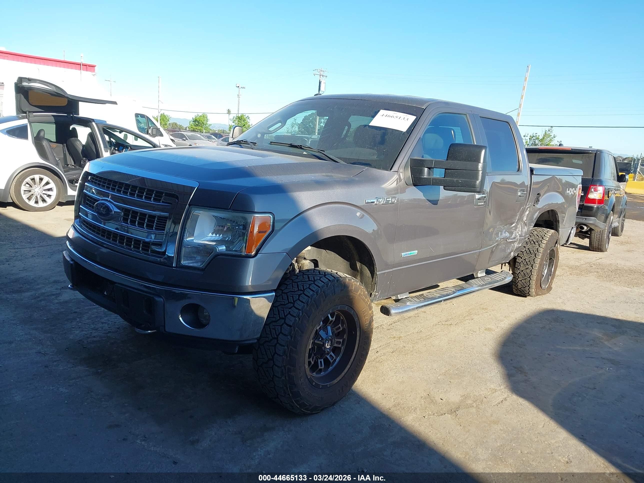 2013 Ford F-150 Xlt Gray vin: 1FTFW1ETXDKE62075