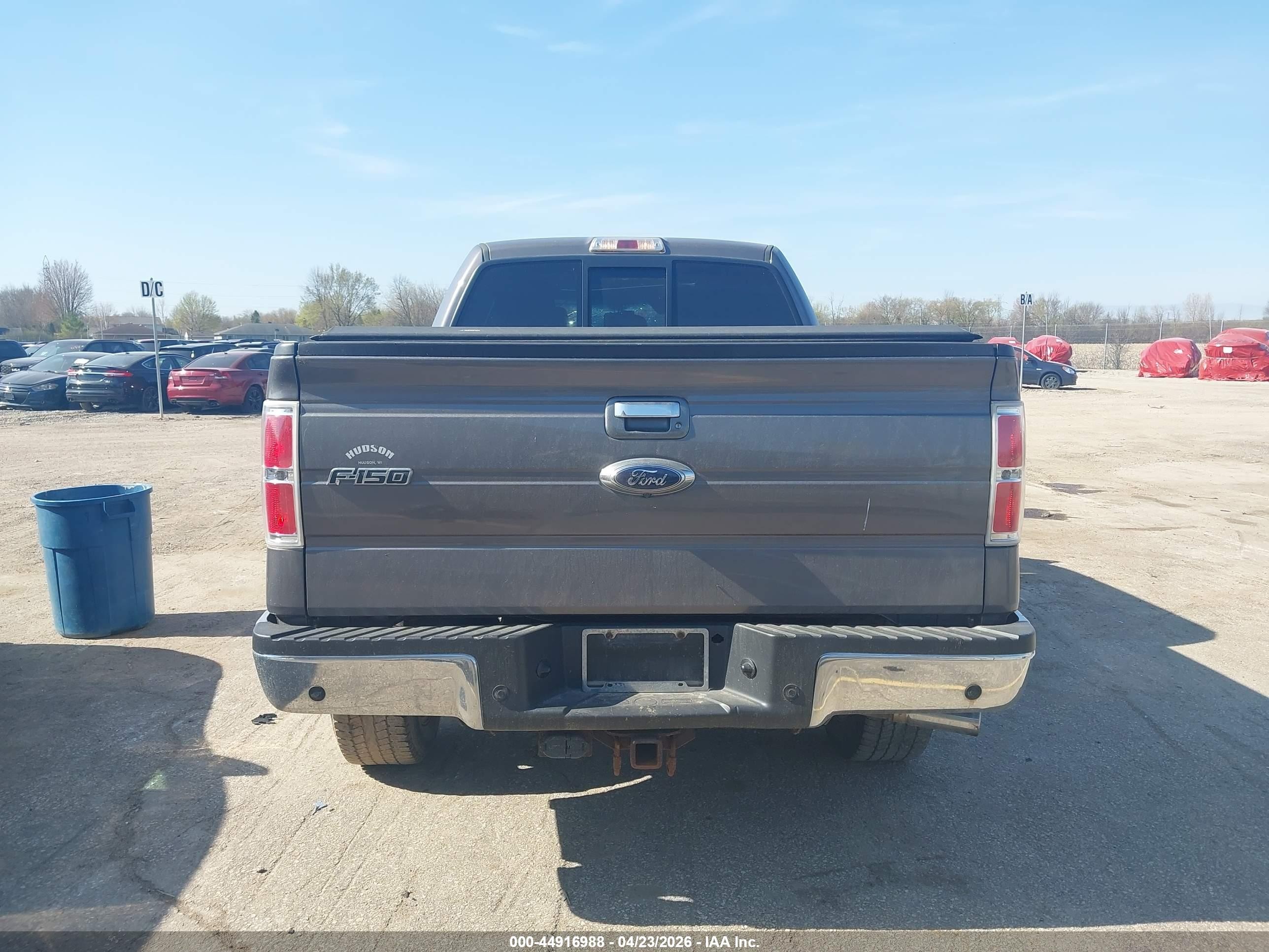 2013 Ford F-150 Lariat Gray vin: 1FTFW1ETXDKE66160