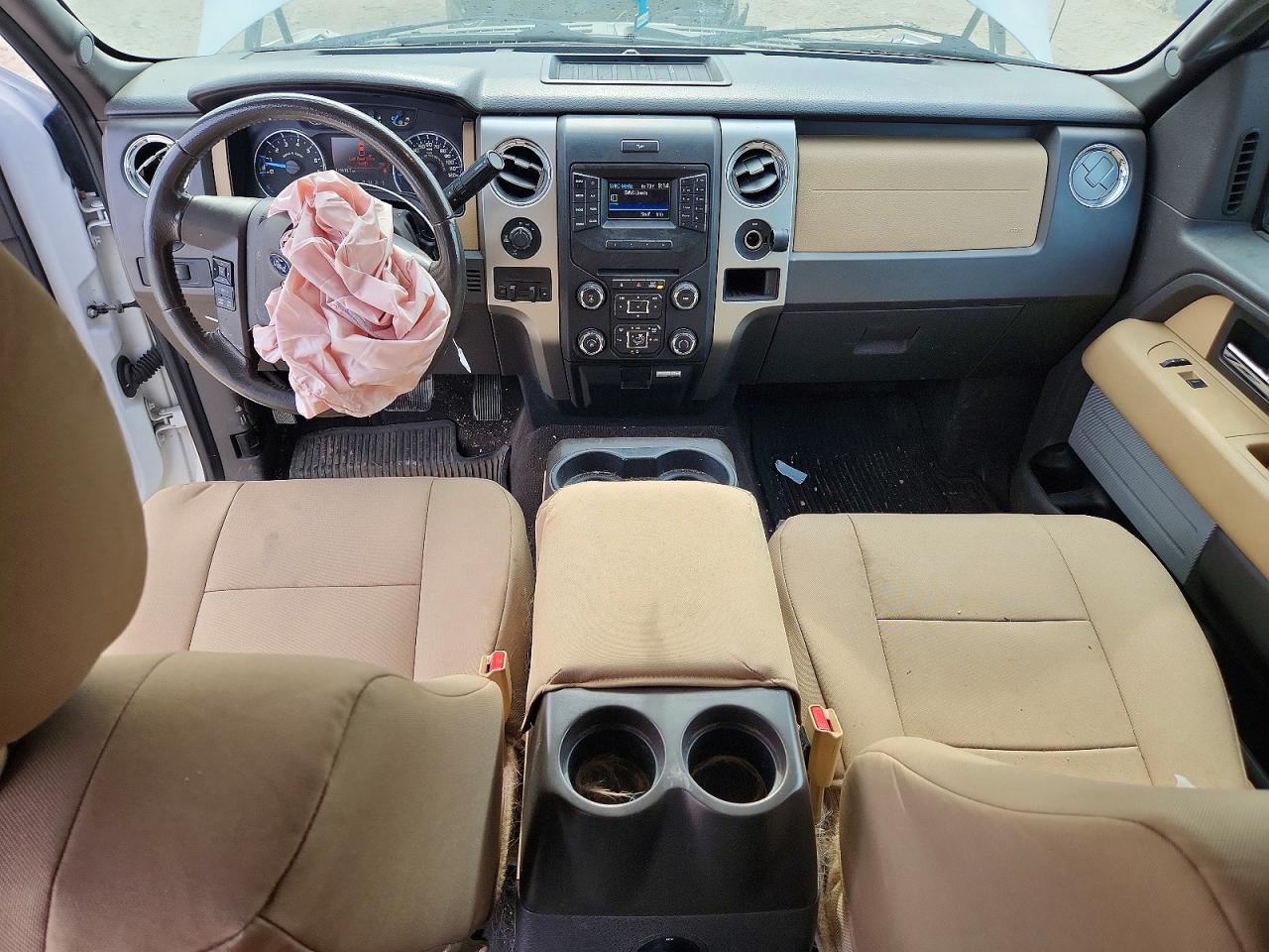 2013 Ford F150 Supercrew White vin: 1FTFW1ETXDKF14370