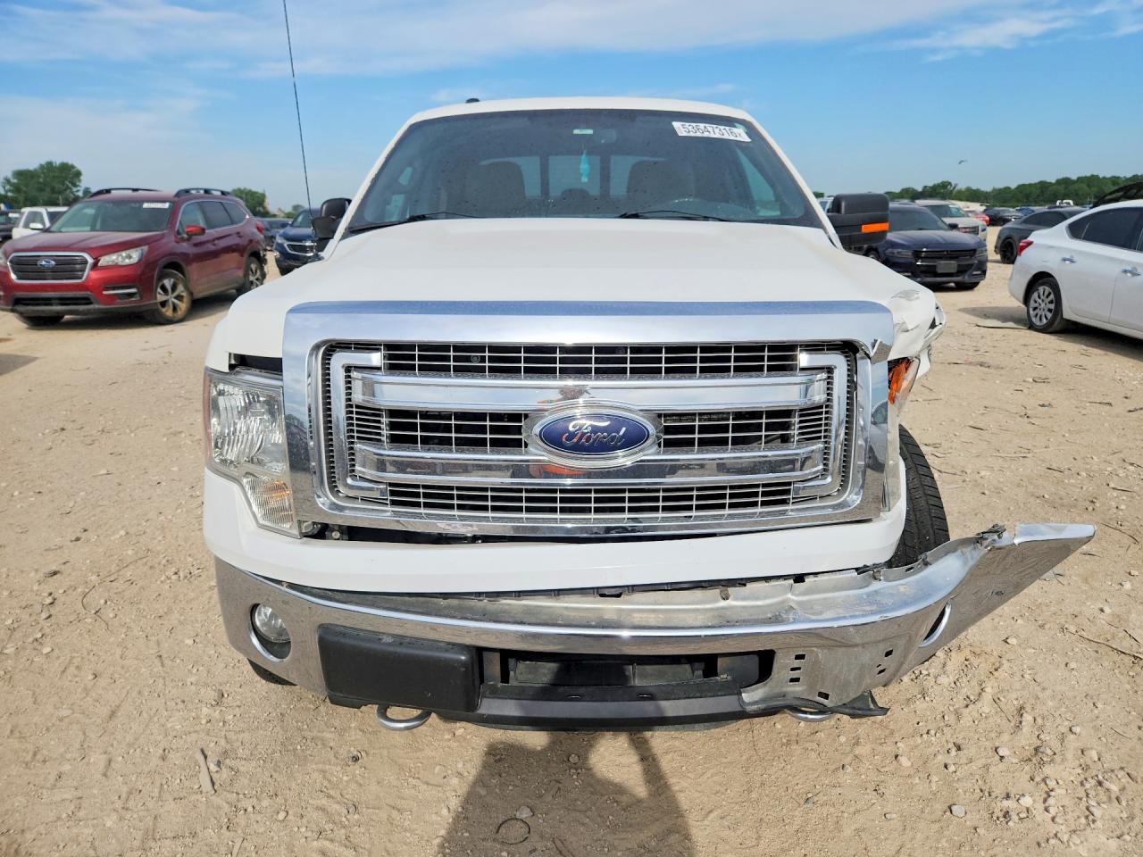2013 Ford F150 Supercrew White vin: 1FTFW1ETXDKF14370