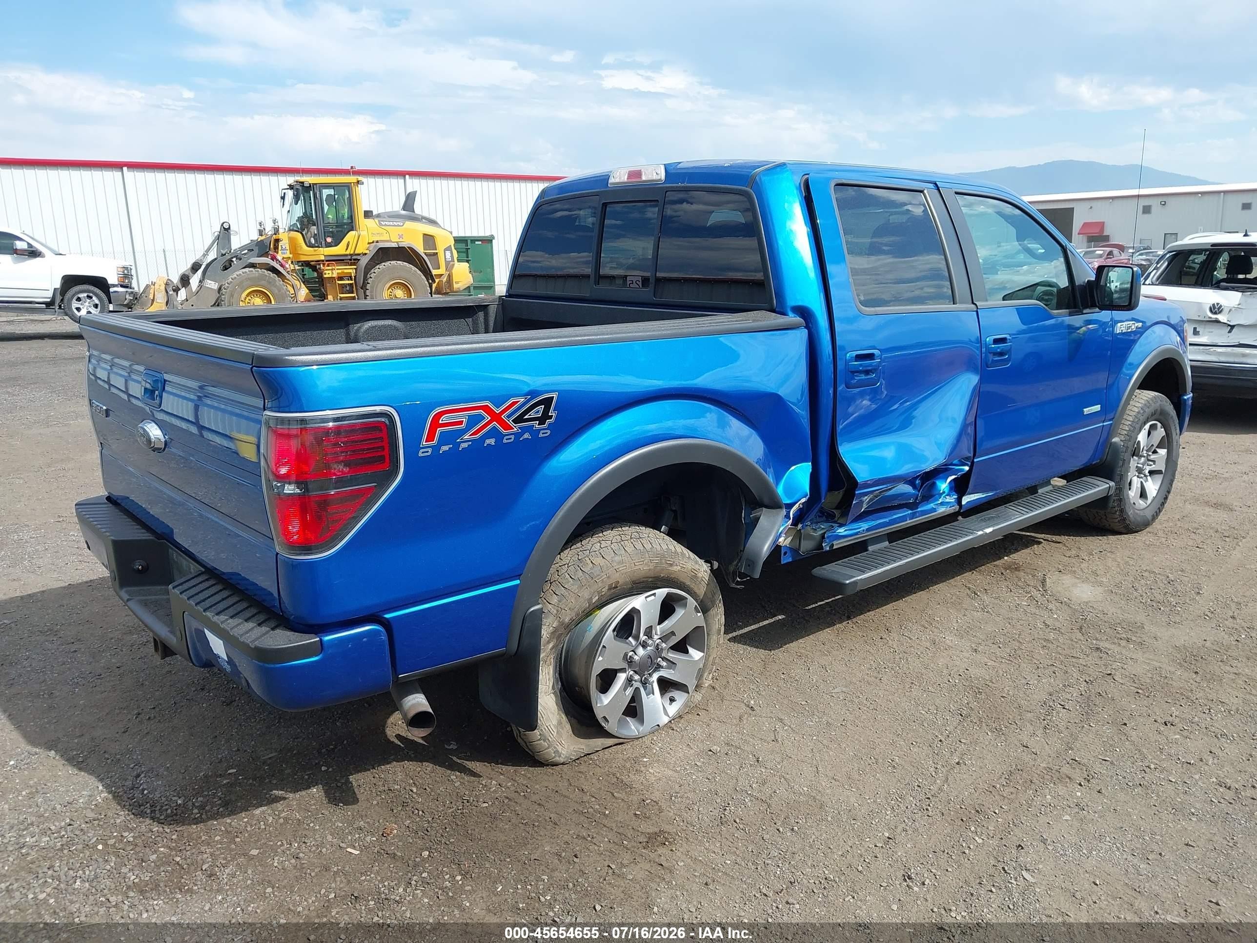 2013 Ford F-150 Fx4 Blue vin: 1FTFW1ETXDKF37180