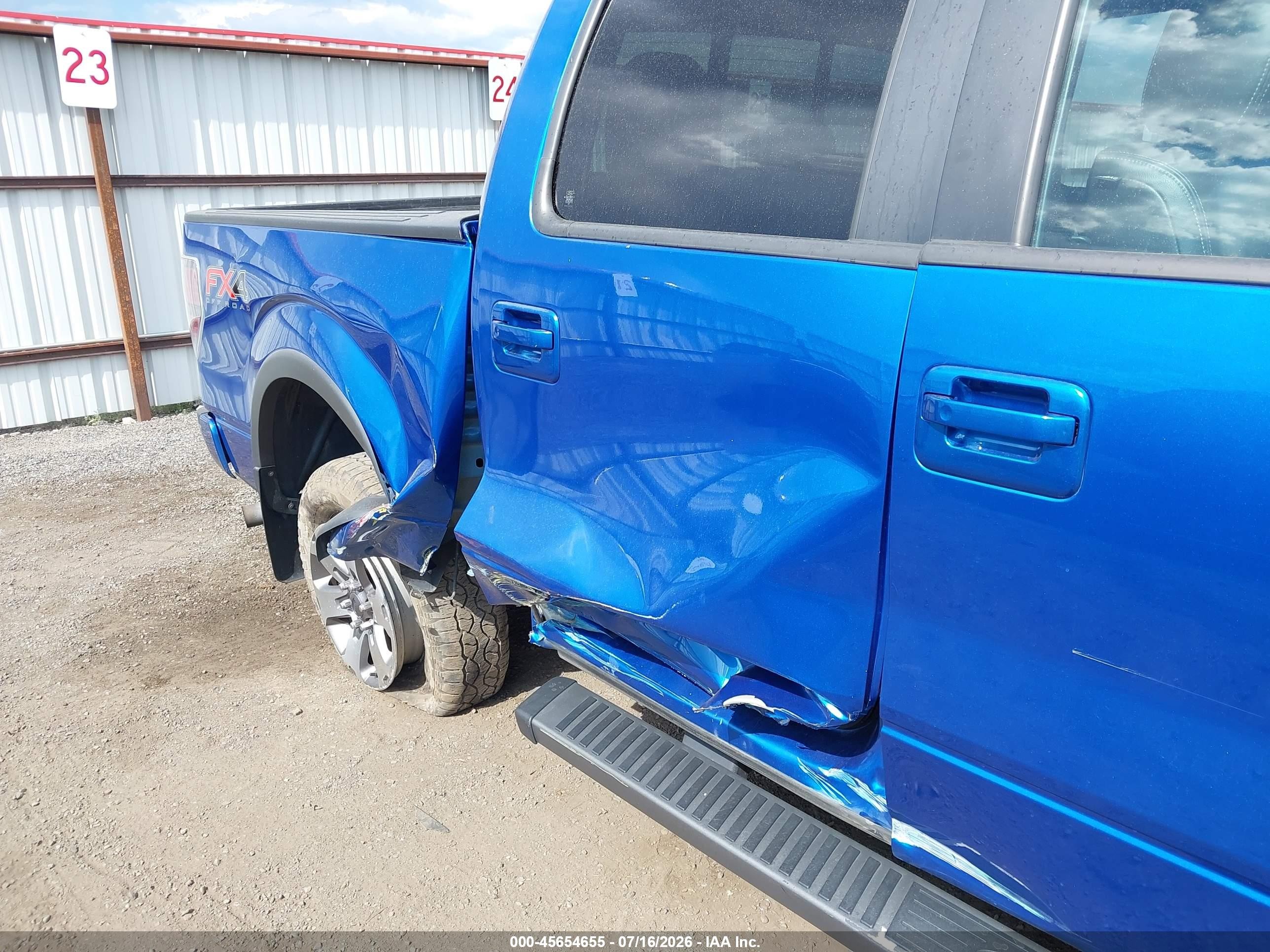 2013 Ford F-150 Fx4 Blue vin: 1FTFW1ETXDKF37180