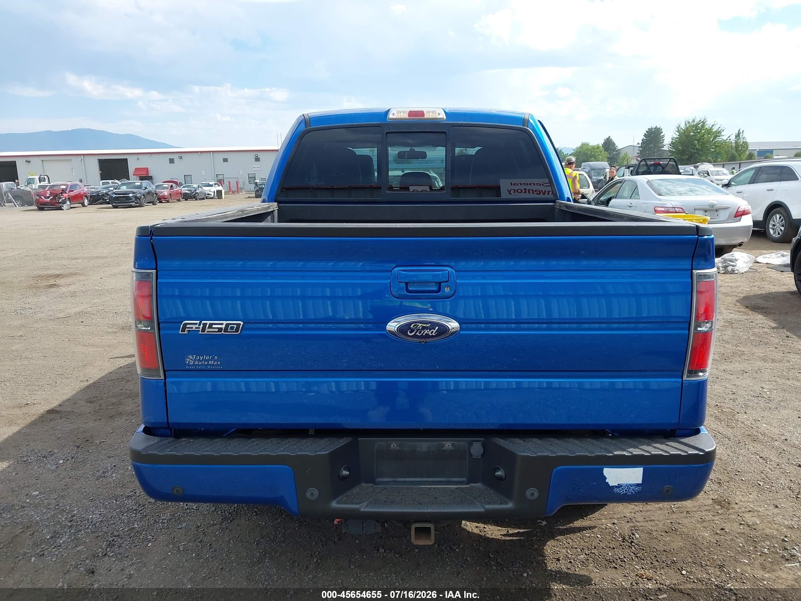 2013 Ford F-150 Fx4 Blue vin: 1FTFW1ETXDKF37180