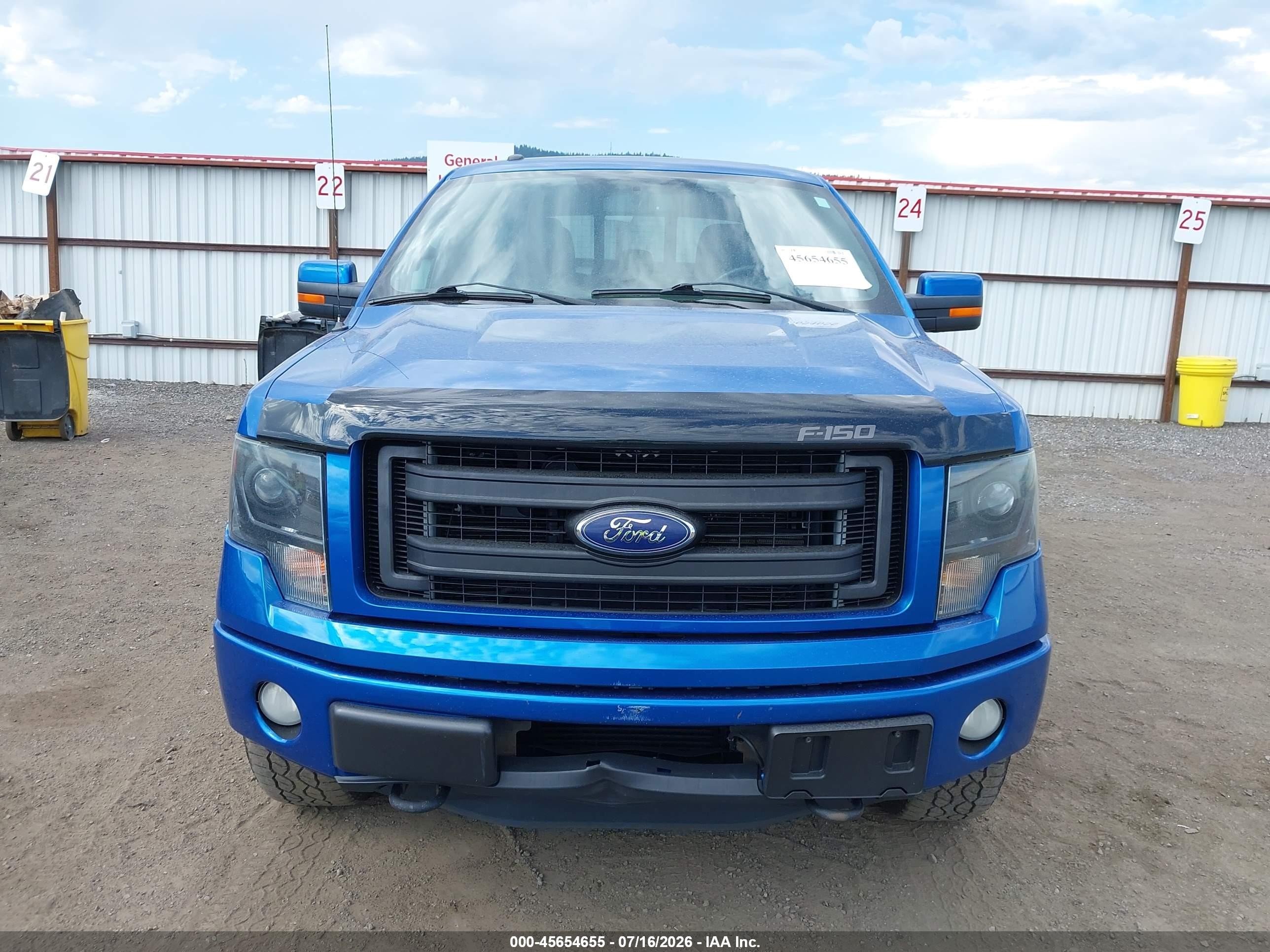 2013 Ford F-150 Fx4 Blue vin: 1FTFW1ETXDKF37180