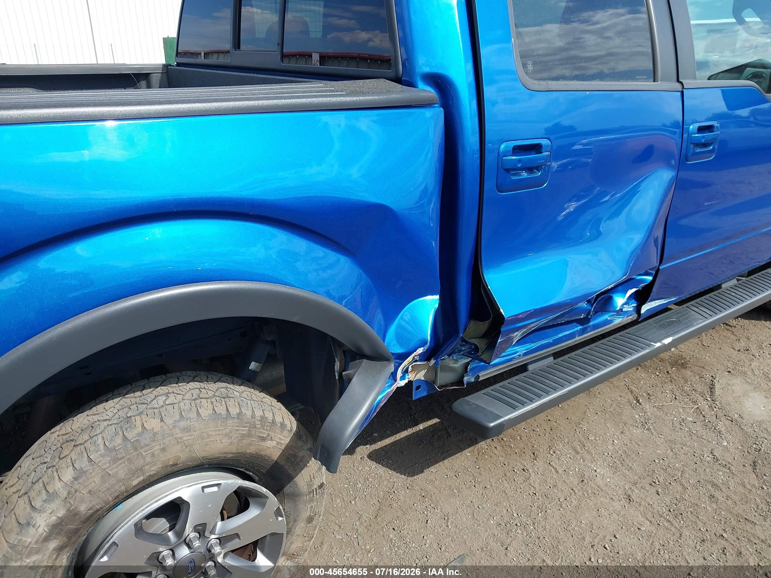2013 Ford F-150 Fx4 Blue vin: 1FTFW1ETXDKF37180