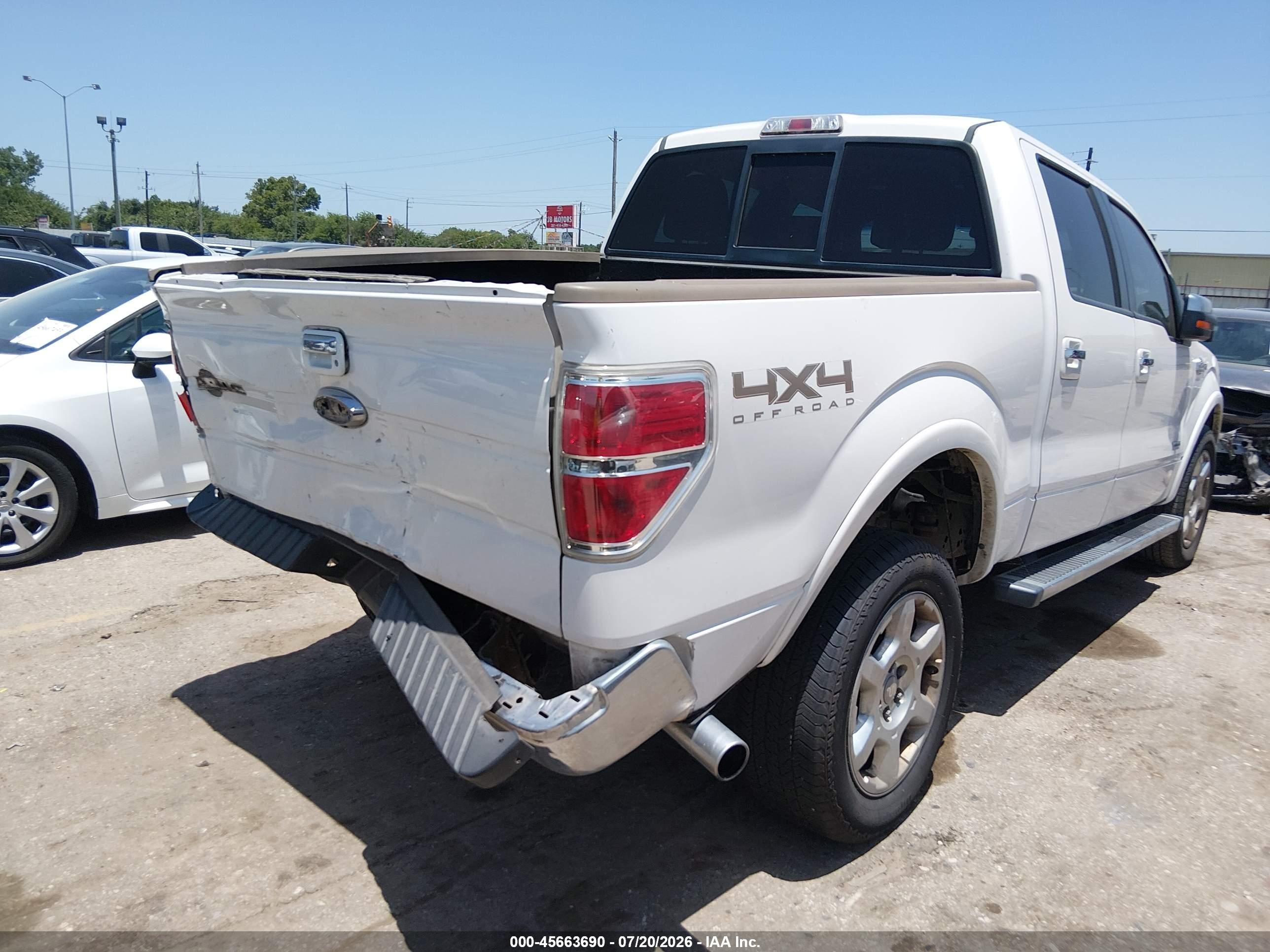 2013 Ford F-150 King Ranch White vin: 1FTFW1ETXDKG23170