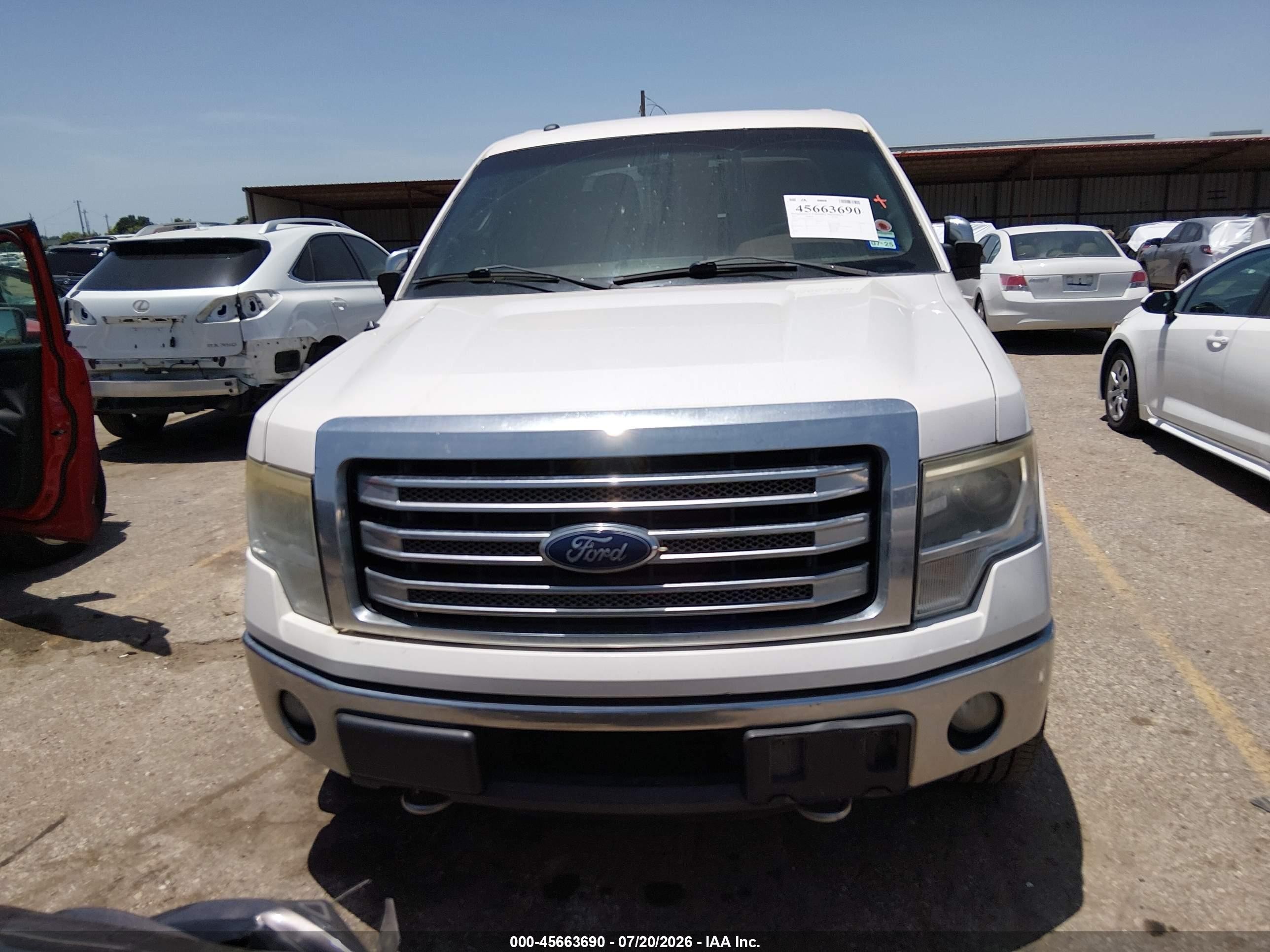 2013 Ford F-150 King Ranch White vin: 1FTFW1ETXDKG23170