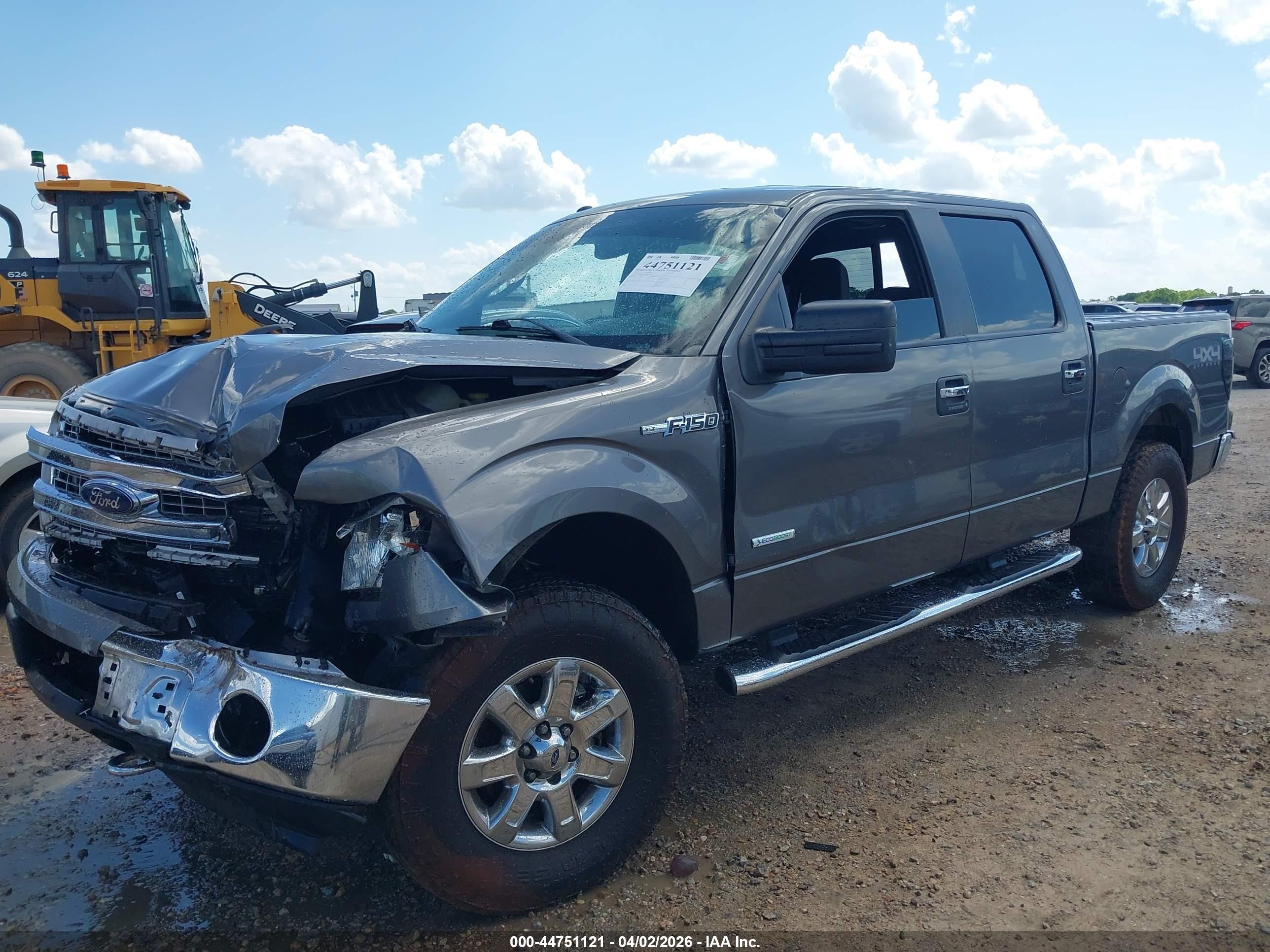 2013 Ford F-150 Xlt Серый vin: 1FTFW1ETXDKG38509