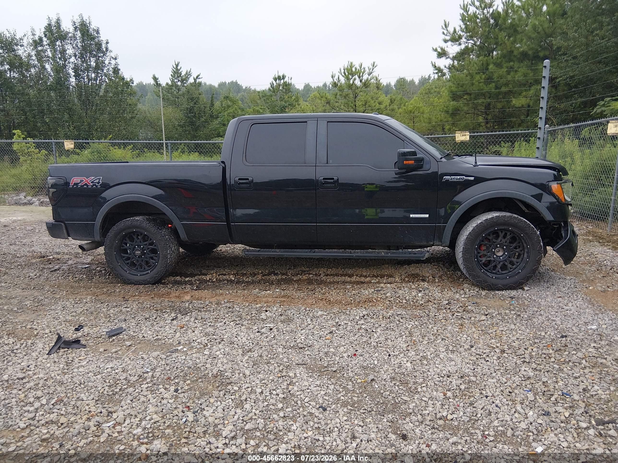 2014 Ford F-150 Fx4 Black vin: 1FTFW1ETXEFA14106