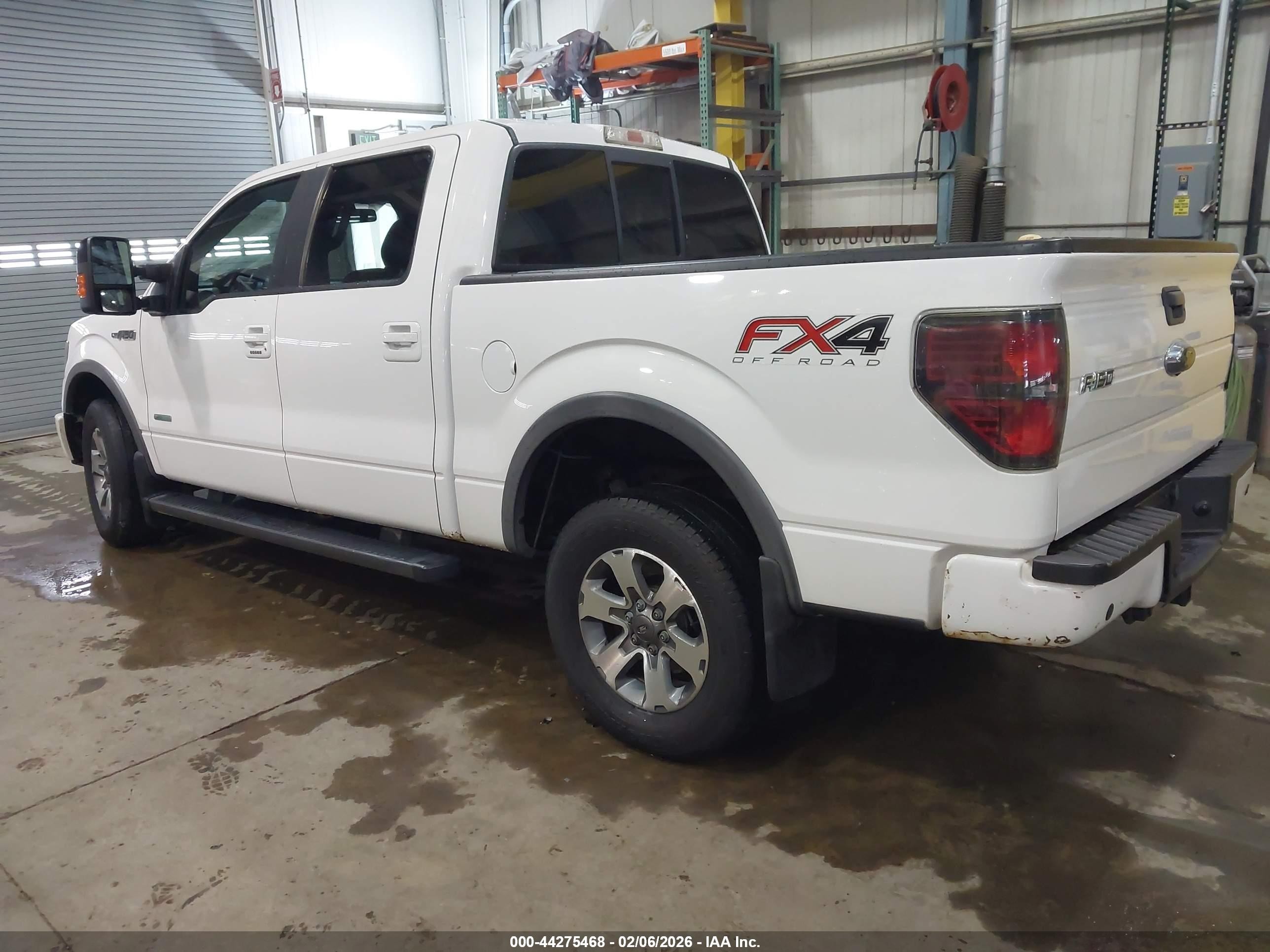 2014 Ford F-150 Fx4 White vin: 1FTFW1ETXEFA78792