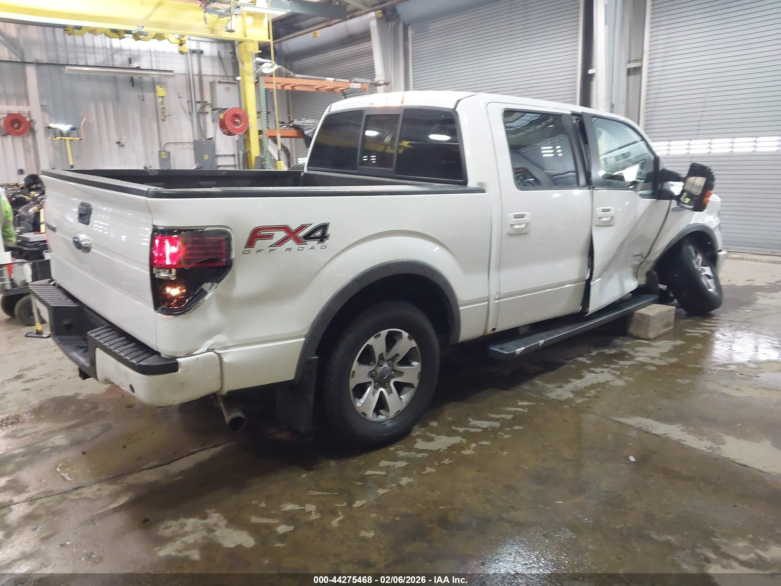 2014 Ford F-150 Fx4 White vin: 1FTFW1ETXEFA78792