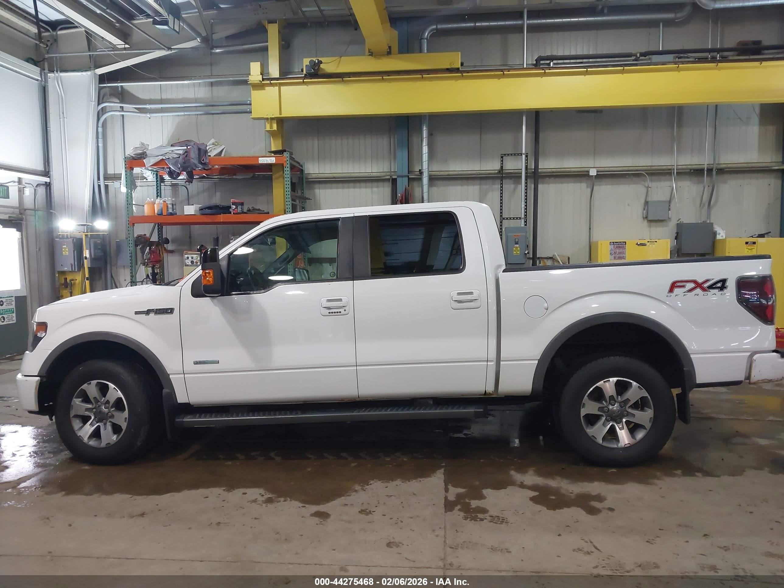 2014 Ford F-150 Fx4 White vin: 1FTFW1ETXEFA78792