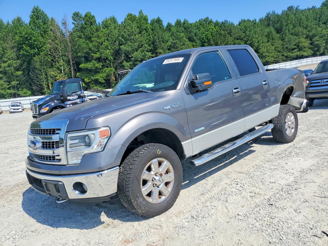 2014 Ford F150 Supercrew Gray vin: 1FTFW1ETXEFA81367