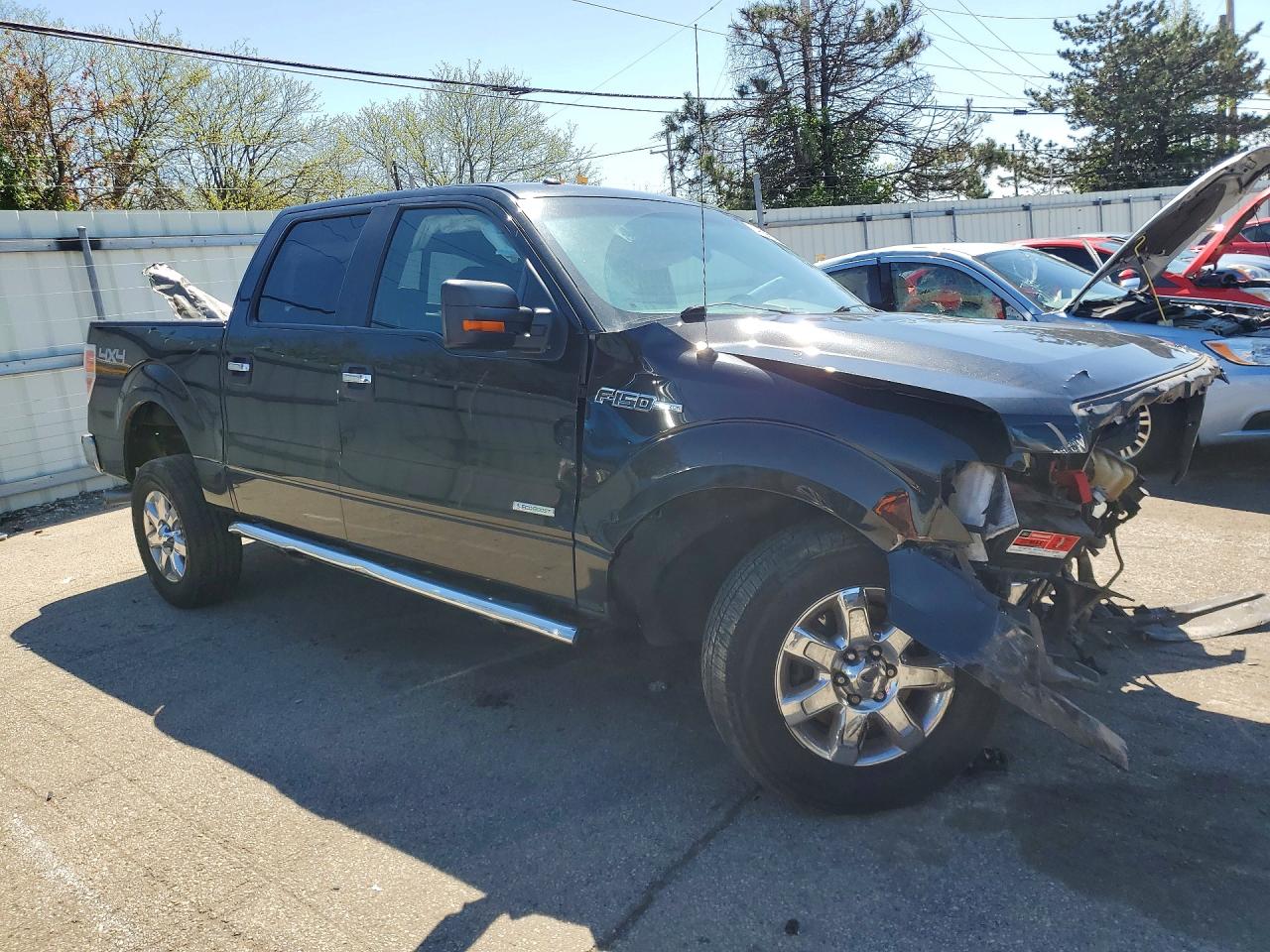 2014 Ford F150 Supercrew Черный vin: 1FTFW1ETXEFB27926