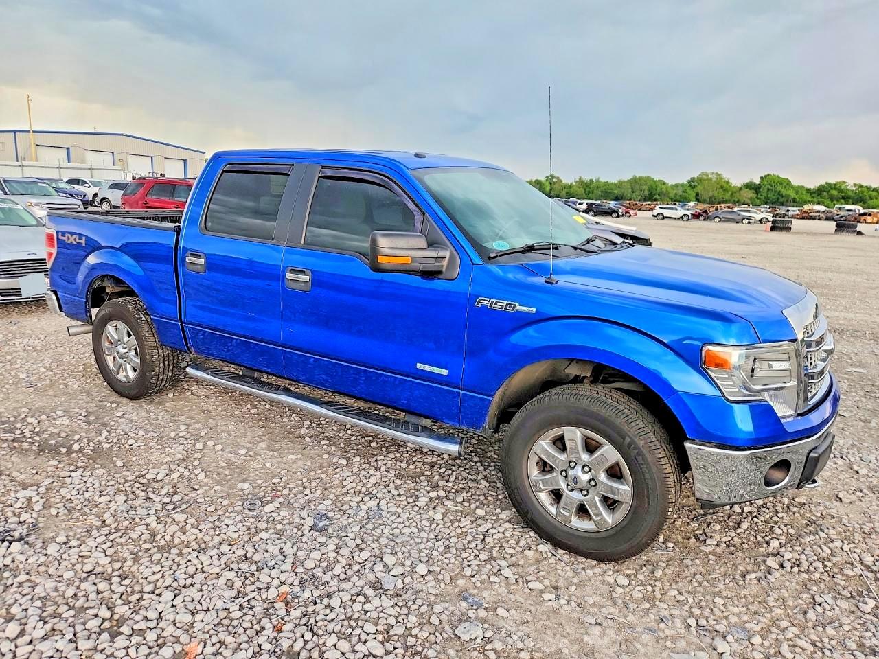 2014 Ford F150 Supercrew Blue vin: 1FTFW1ETXEFB45892