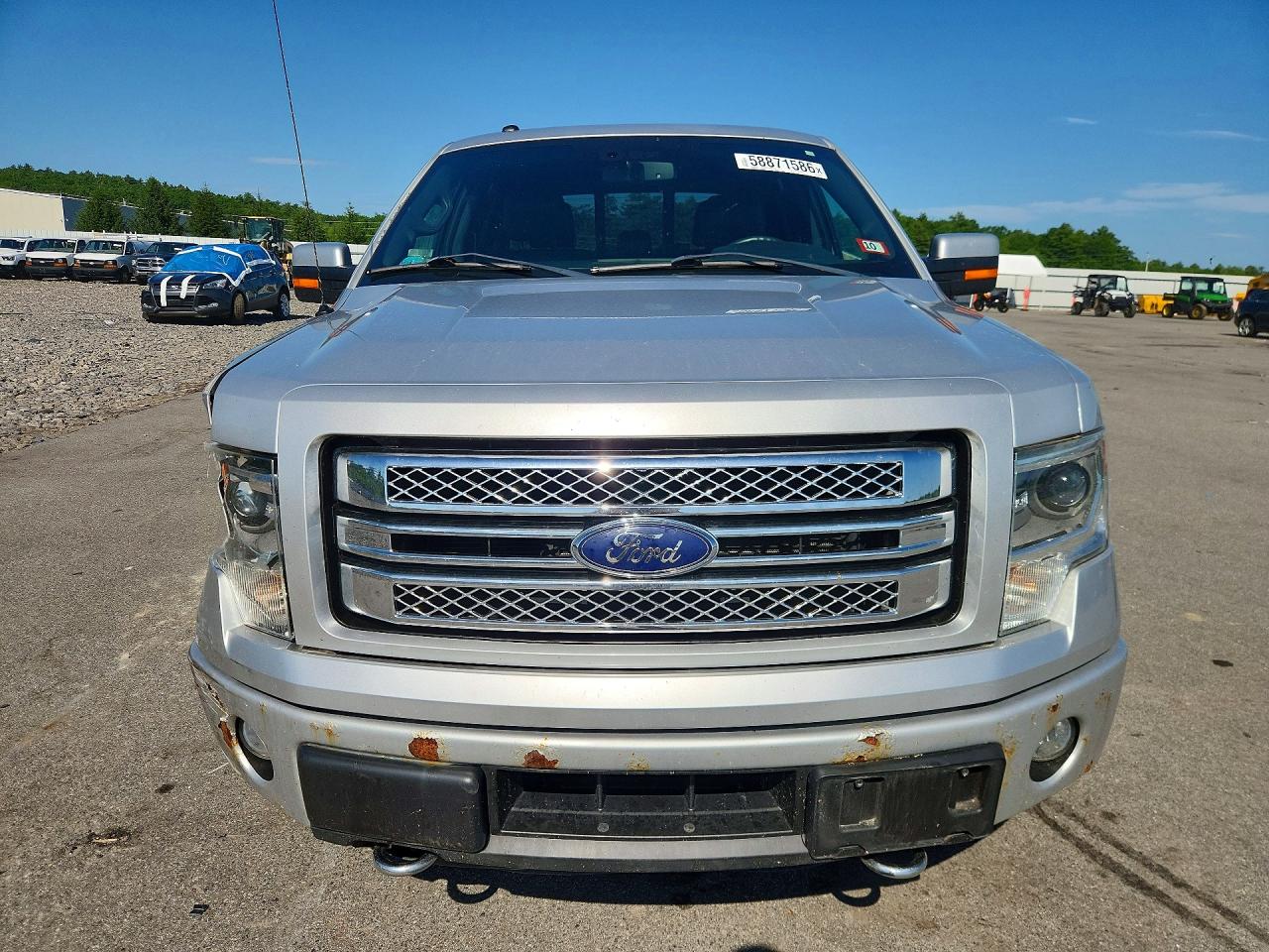 2014 Ford F150 Supercrew Silver vin: 1FTFW1ETXEFB50316