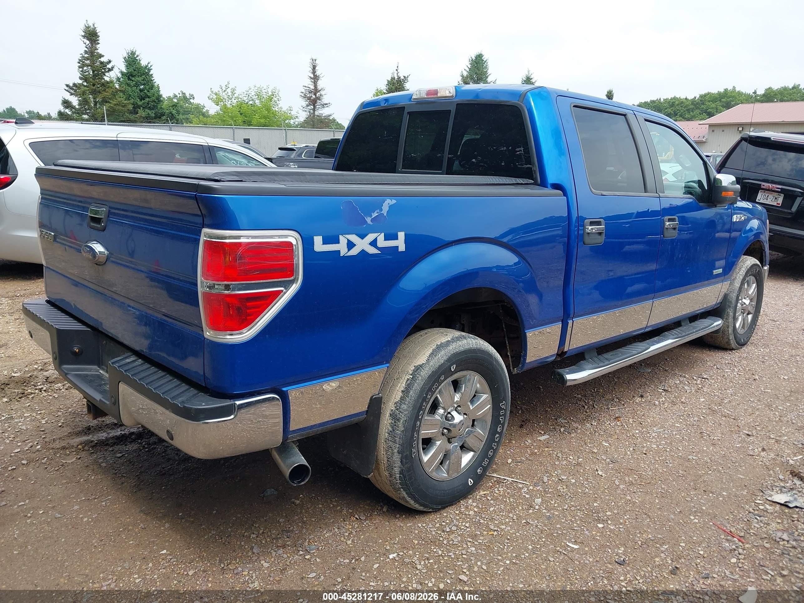 2014 Ford F-150 Xlt Blue vin: 1FTFW1ETXEFD10887