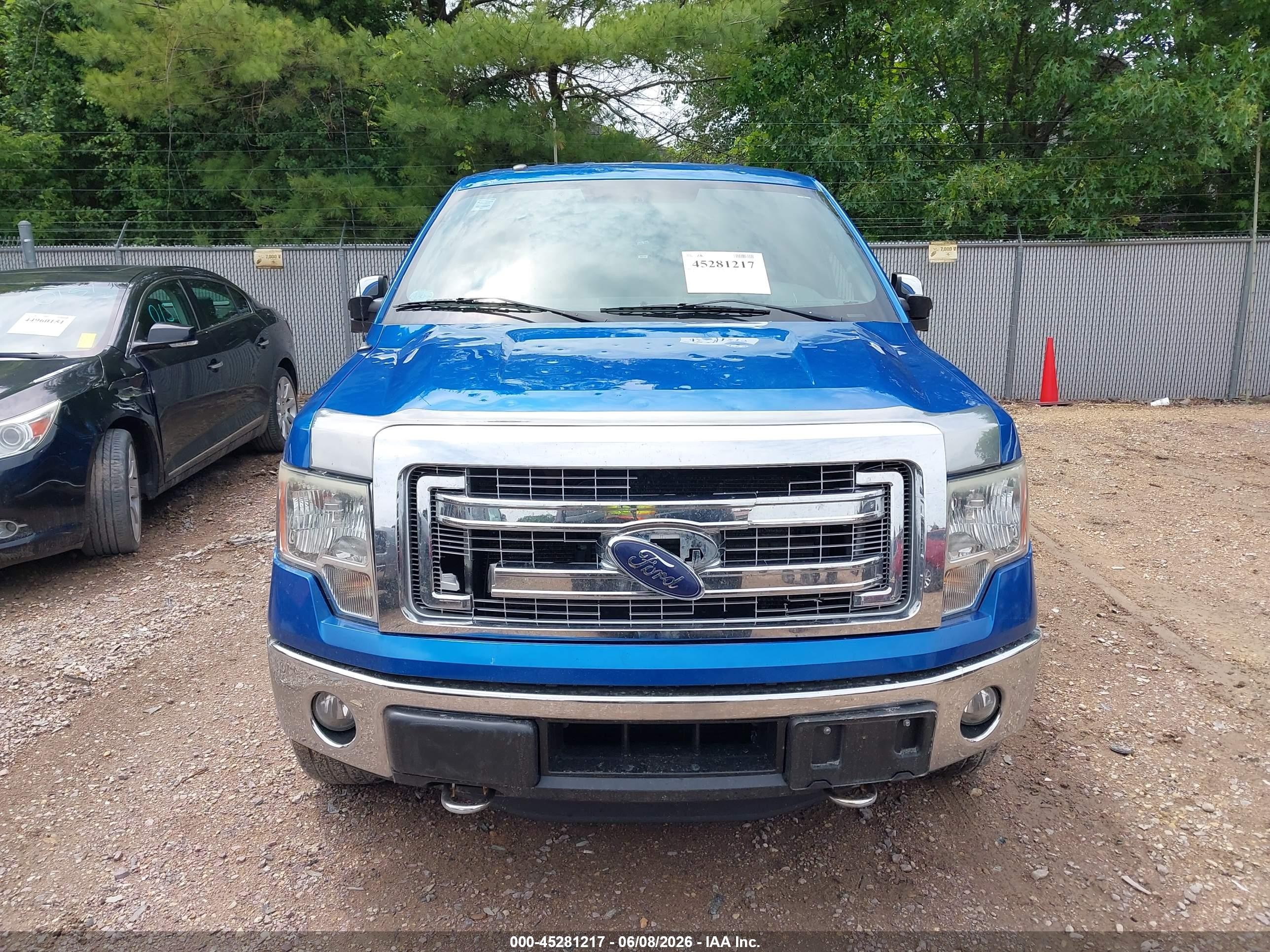 2014 Ford F-150 Xlt Blue vin: 1FTFW1ETXEFD10887
