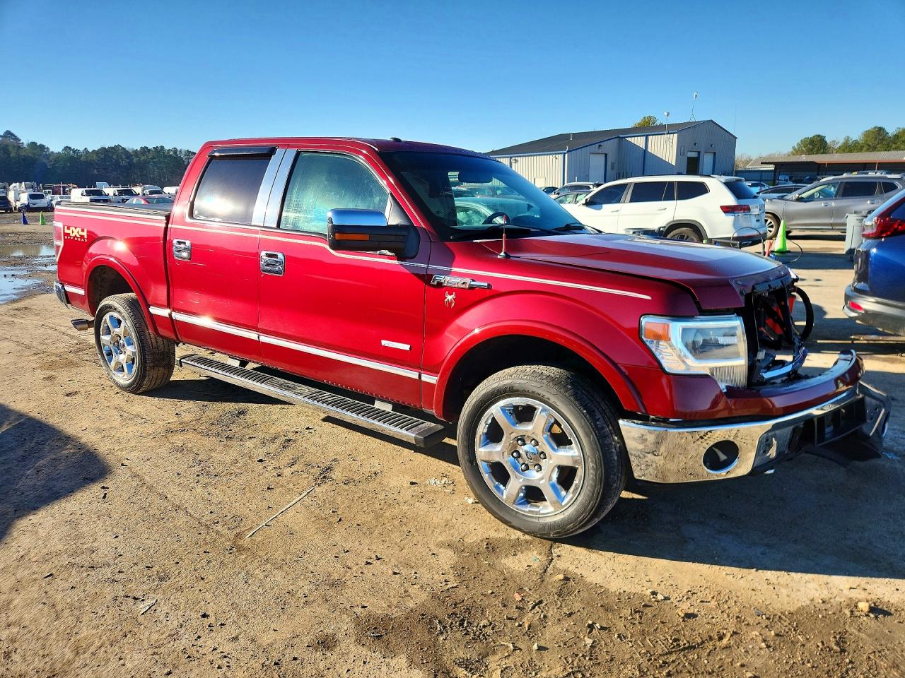 2014 Ford F150 Supercrew Red vin: 1FTFW1ETXEKD51057