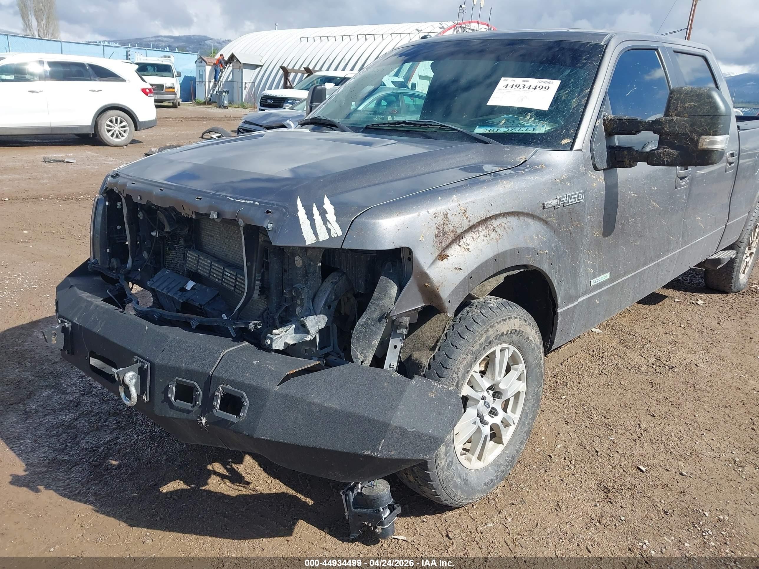 2014 Ford F-150 Fx4 Gray vin: 1FTFW1ETXEKD52693