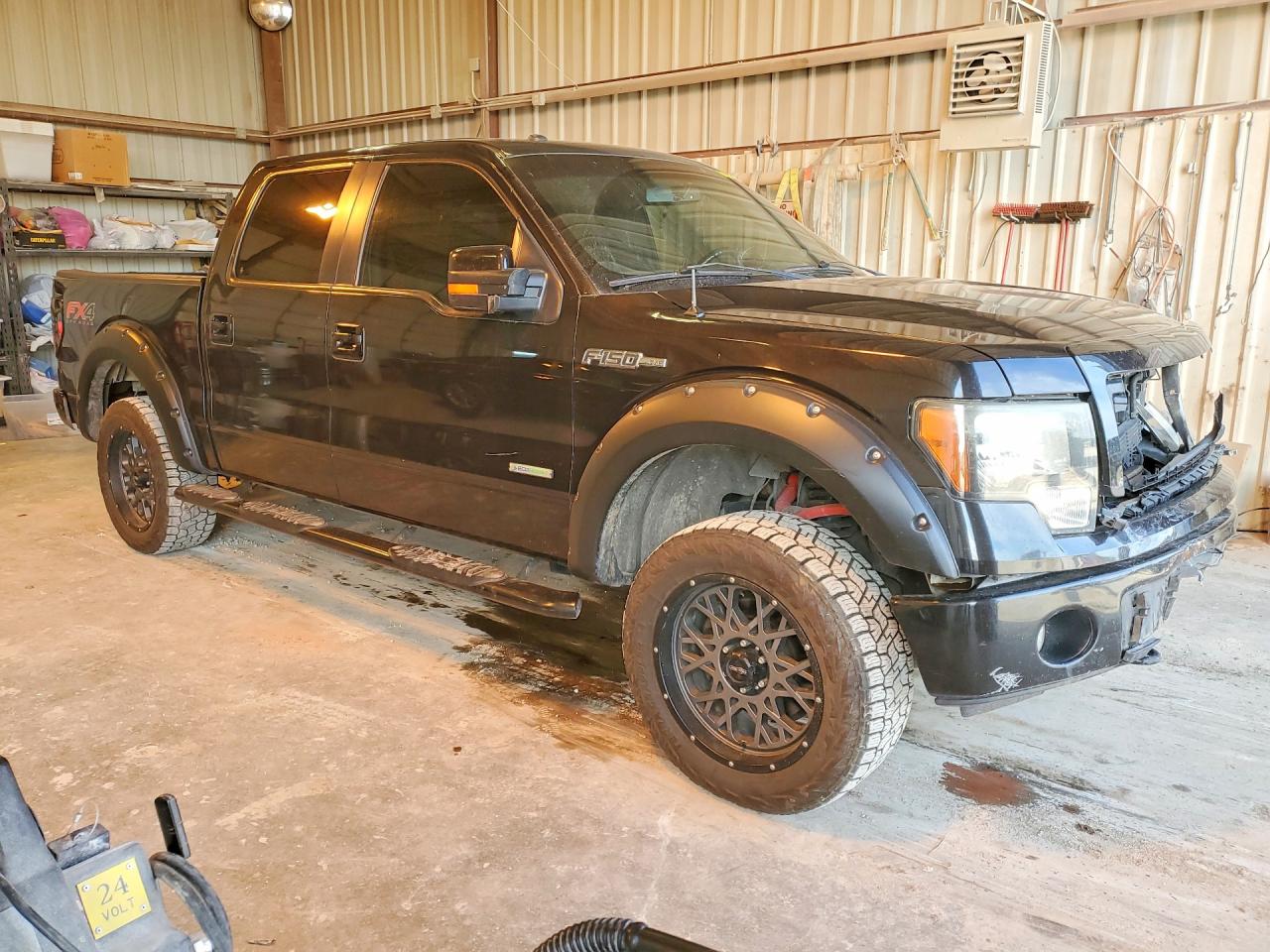 2014 Ford F150 Supercrew Black vin: 1FTFW1ETXEKD58736