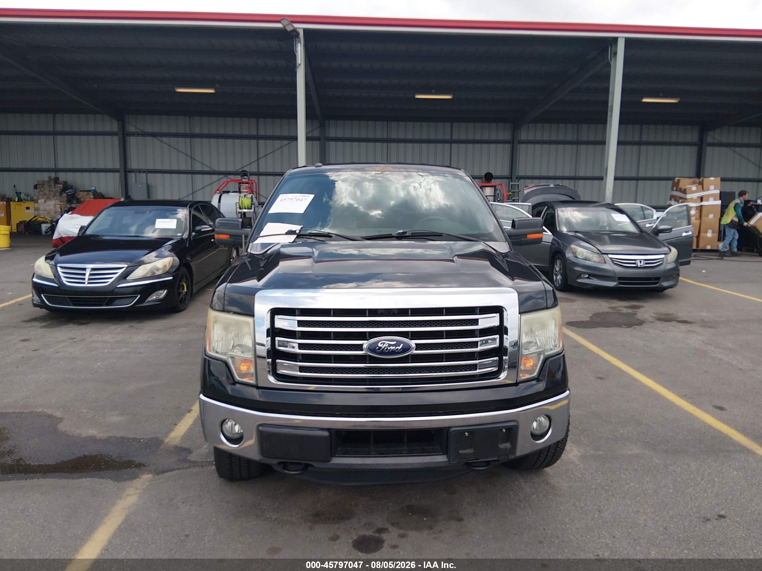 2014 Ford F-150 Lariat Black vin: 1FTFW1ETXEKD71924