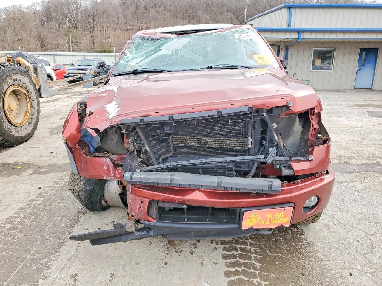 2014 Ford F150 Supercrew Burgundy vin: 1FTFW1ETXEKF03225