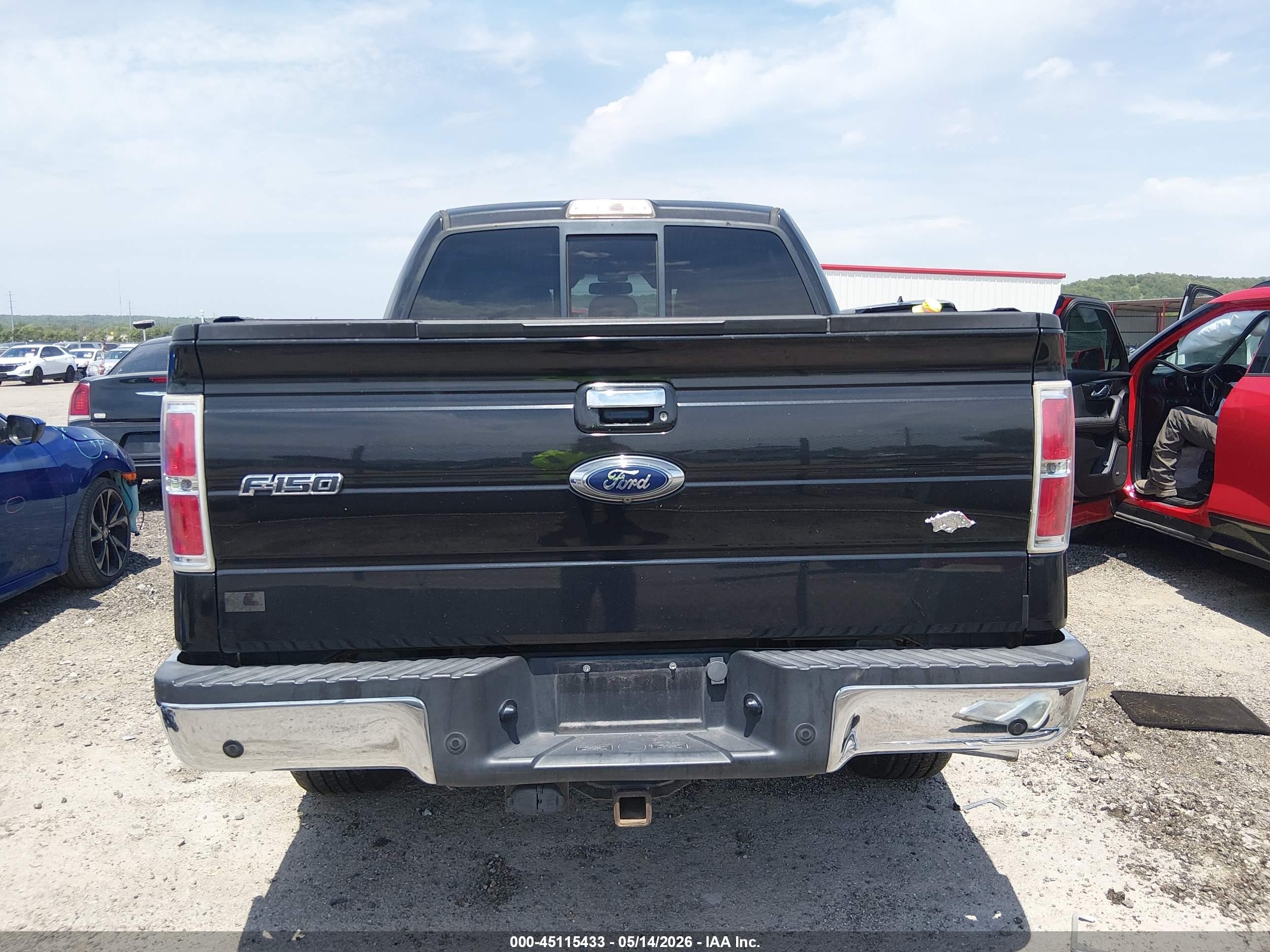 2014 Ford F-150 Lariat Черный vin: 1FTFW1ETXEKG42478