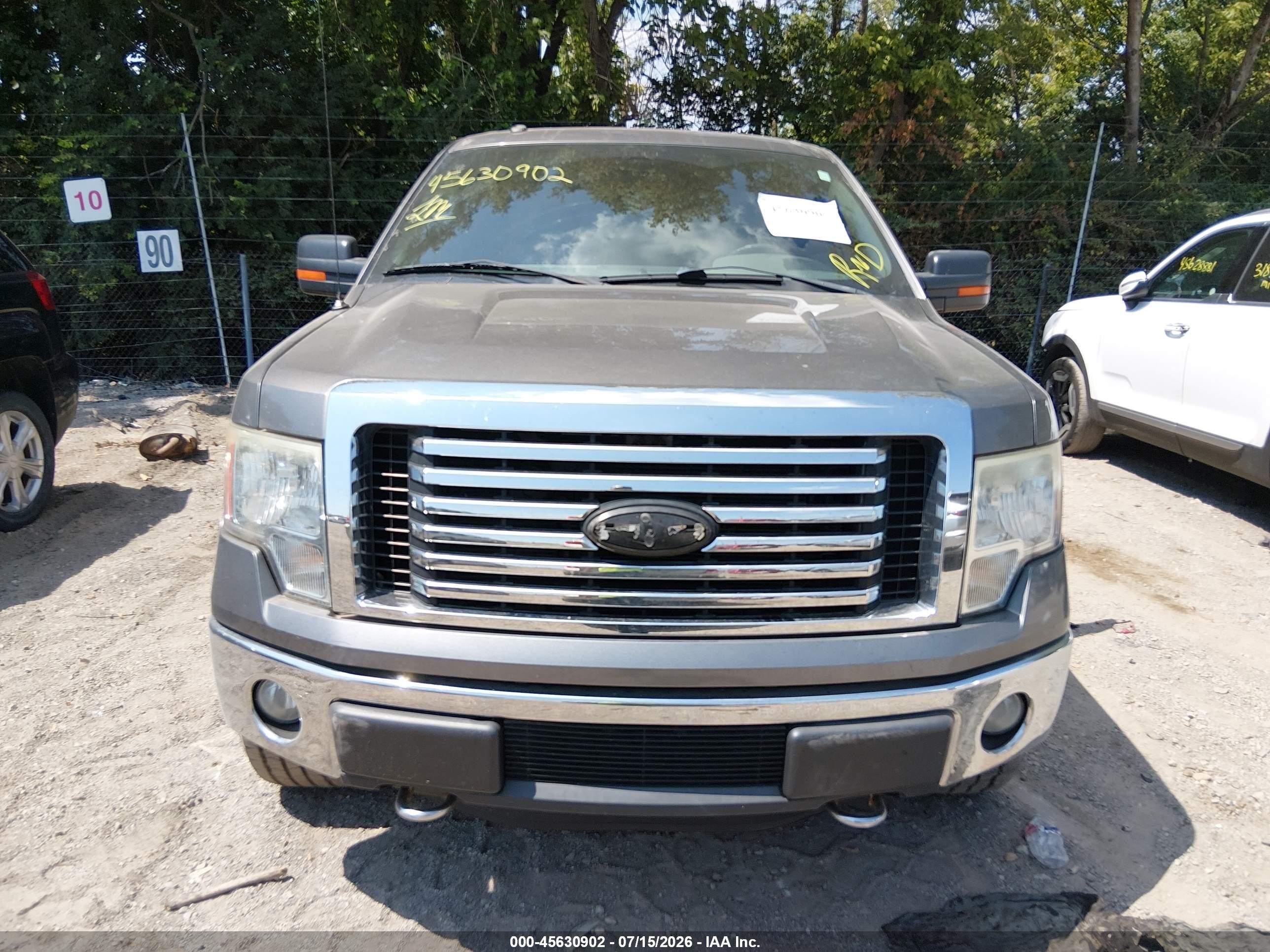 2011 Ford F150 Supercrew Gray vin: 1FTFW1EToBFB01251