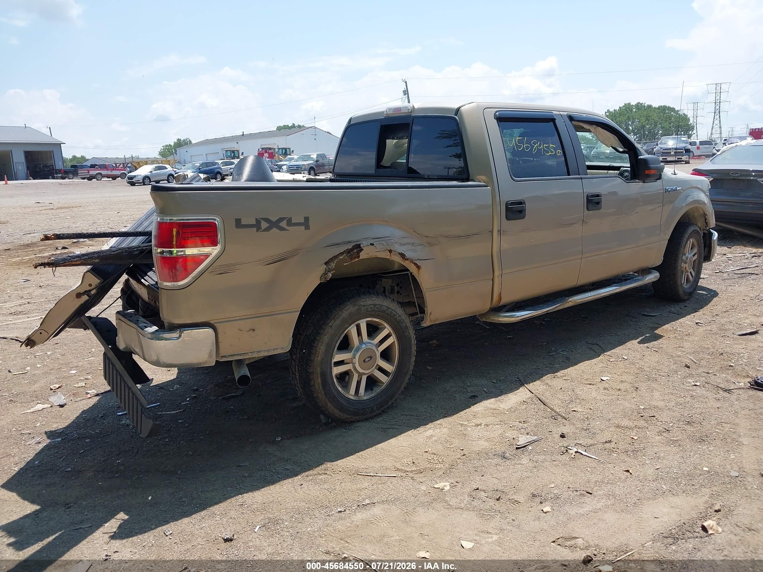 2010 Ford F-150 Fx4/harley-davidson/king Ranch/lariat/platinum/xl/xlt Gold vin: 1FTFW1EV0AFA21352