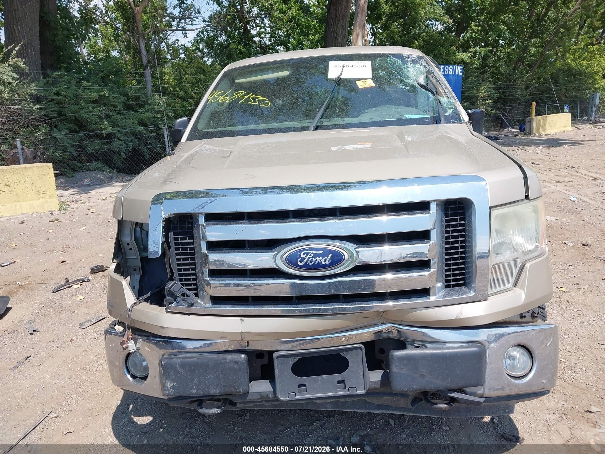 2010 Ford F-150 Fx4/harley-davidson/king Ranch/lariat/platinum/xl/xlt Gold vin: 1FTFW1EV0AFA21352
