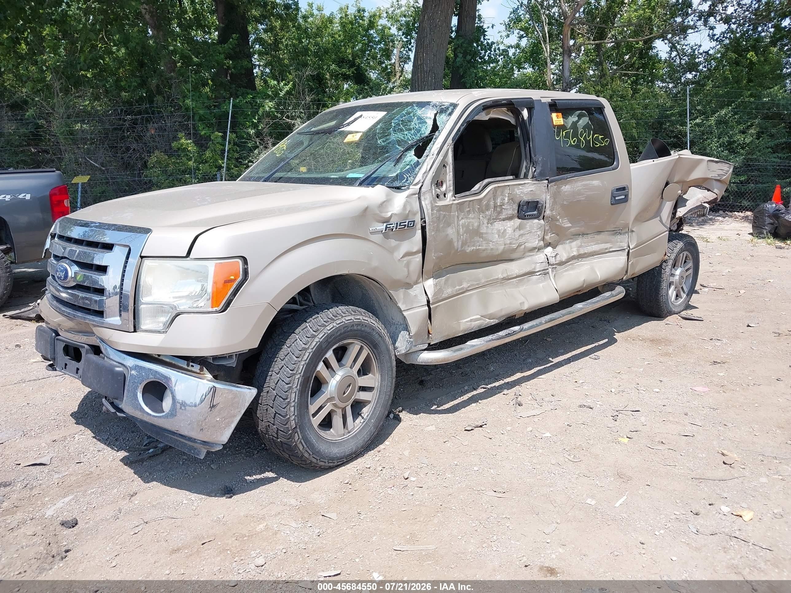 2010 Ford F-150 Fx4/harley-davidson/king Ranch/lariat/platinum/xl/xlt Gold vin: 1FTFW1EV0AFA21352