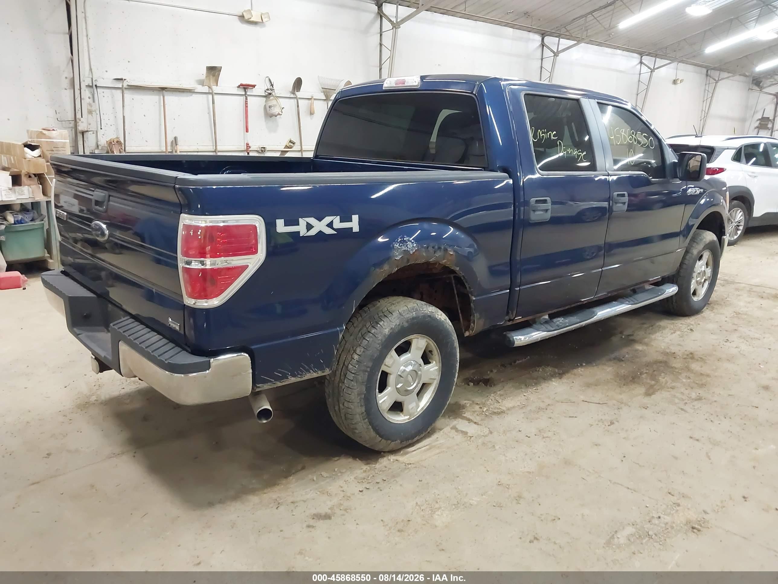 2010 Ford F-150 Fx4/harley-davidson/king Ranch/lariat/platinum/xl/xlt Blue vin: 1FTFW1EV0AFA26471