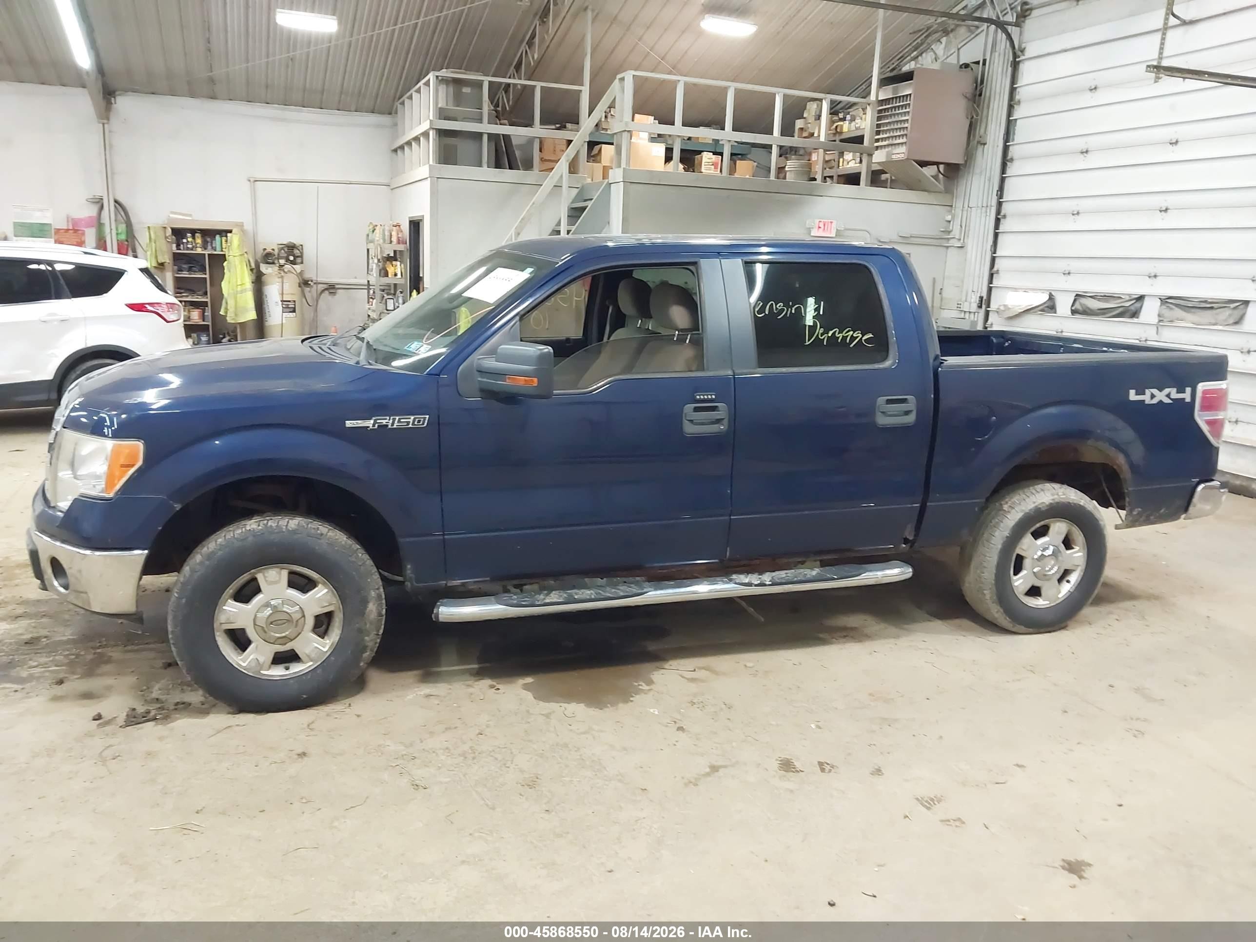 2010 Ford F-150 Fx4/harley-davidson/king Ranch/lariat/platinum/xl/xlt Blue vin: 1FTFW1EV0AFA26471