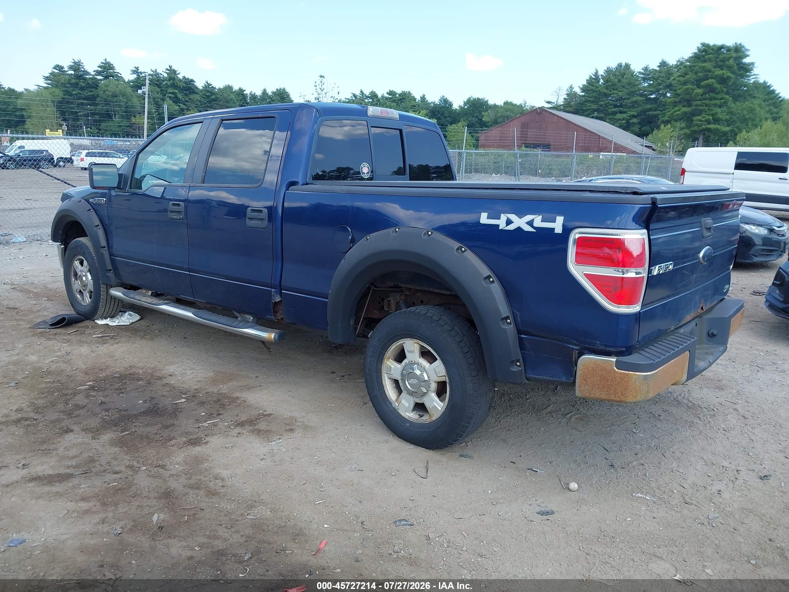 2010 Ford F-150 Fx4/harley-davidson/king Ranch/lariat/platinum/xl/xlt Blue vin: 1FTFW1EV0AFA85312