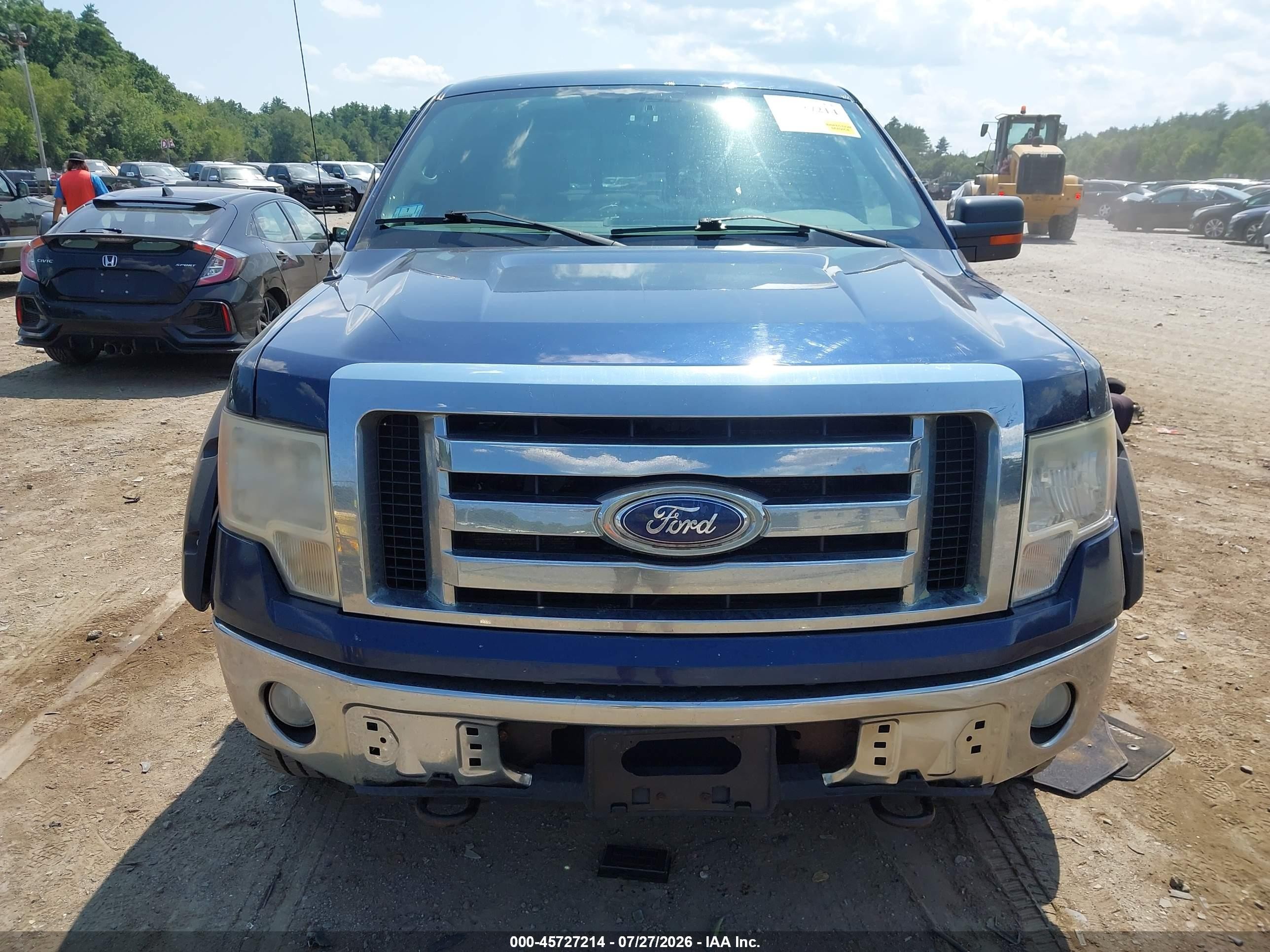 2010 Ford F-150 Fx4/harley-davidson/king Ranch/lariat/platinum/xl/xlt Blue vin: 1FTFW1EV0AFA85312