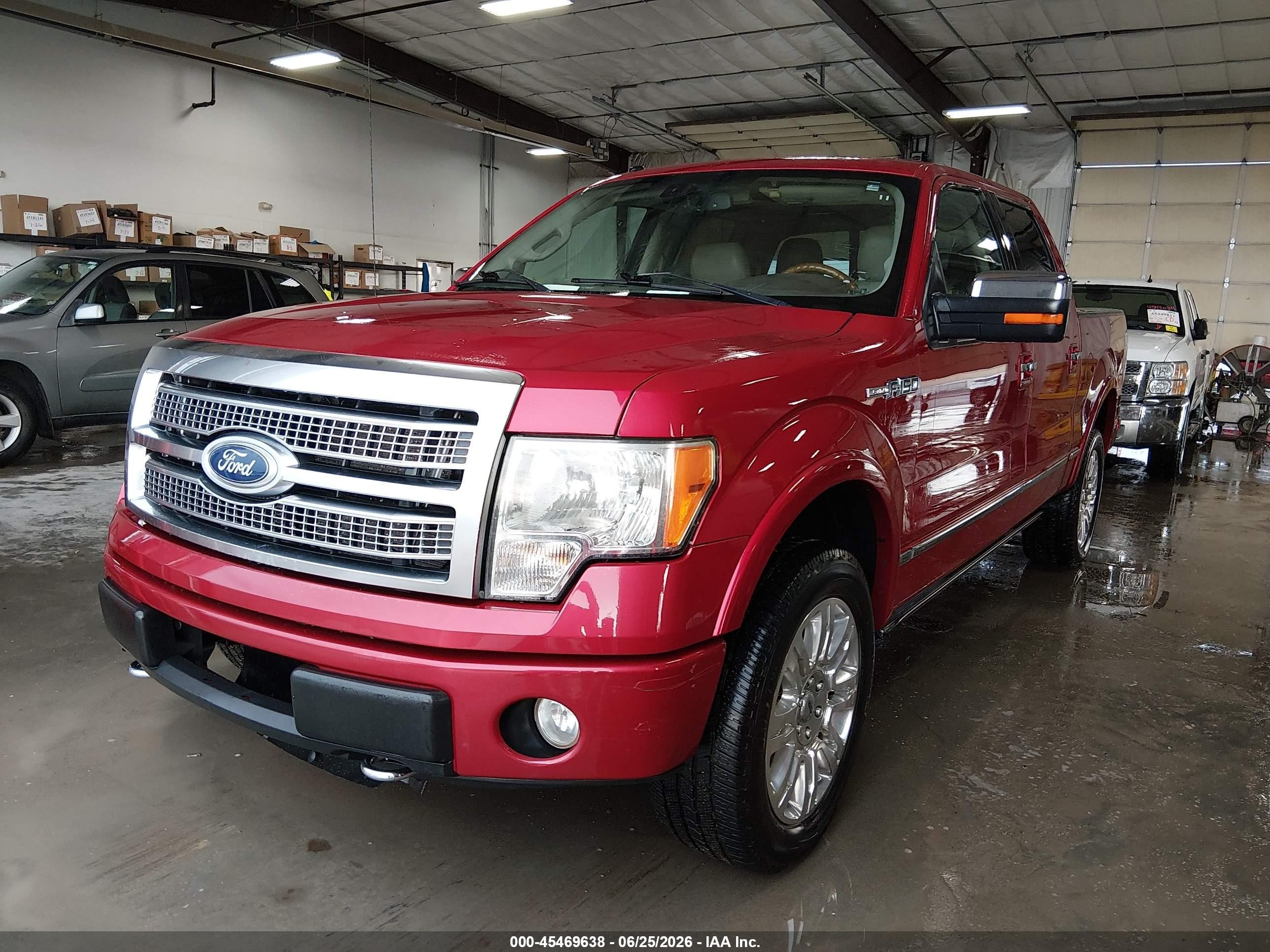 2010 Ford F-150 Fx4/harley-davidson/king Ranch/lariat/platinum/xl/xlt Red vin: 1FTFW1EV0AFA93698