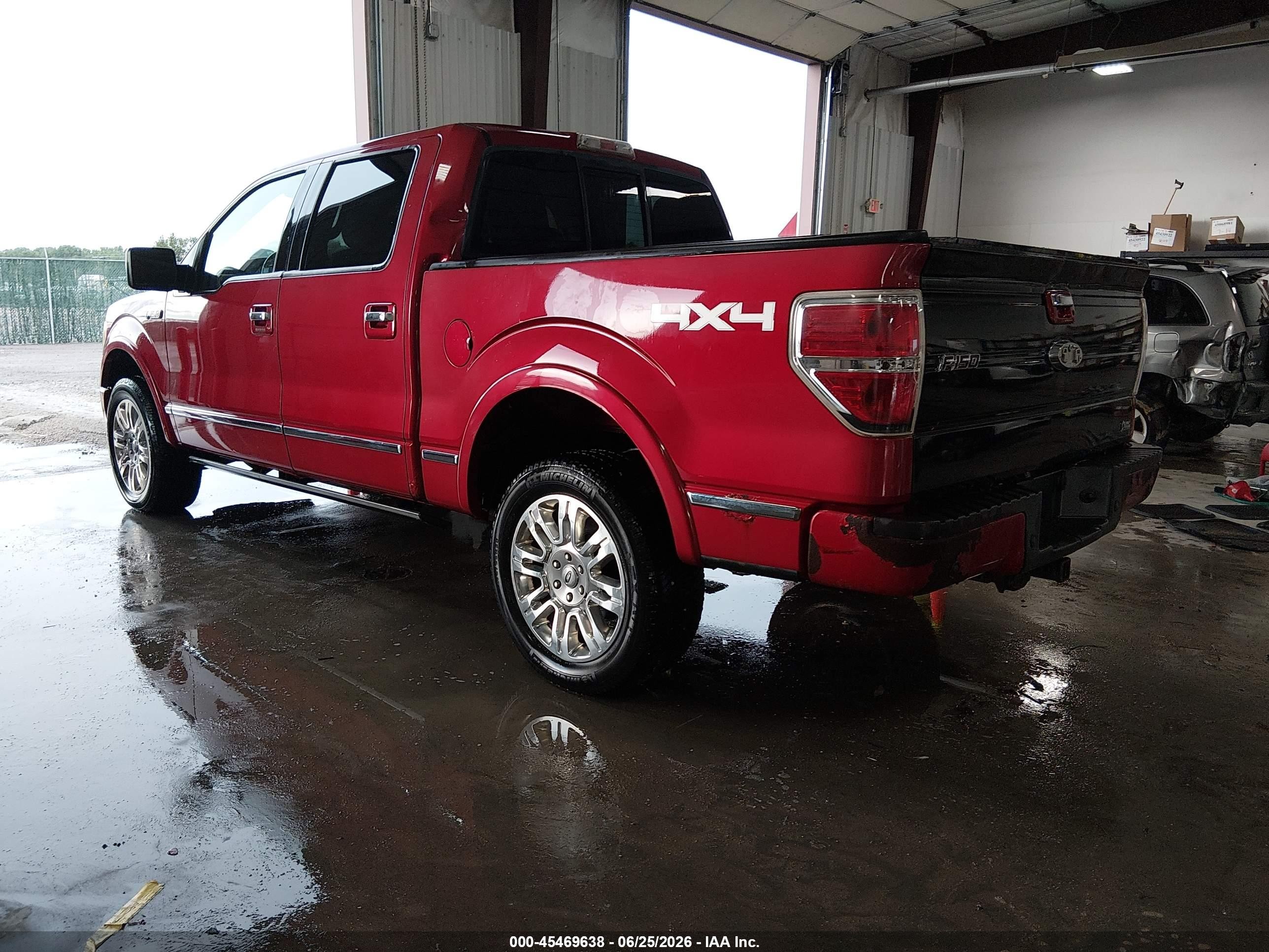 2010 Ford F-150 Fx4/harley-davidson/king Ranch/lariat/platinum/xl/xlt Red vin: 1FTFW1EV0AFA93698