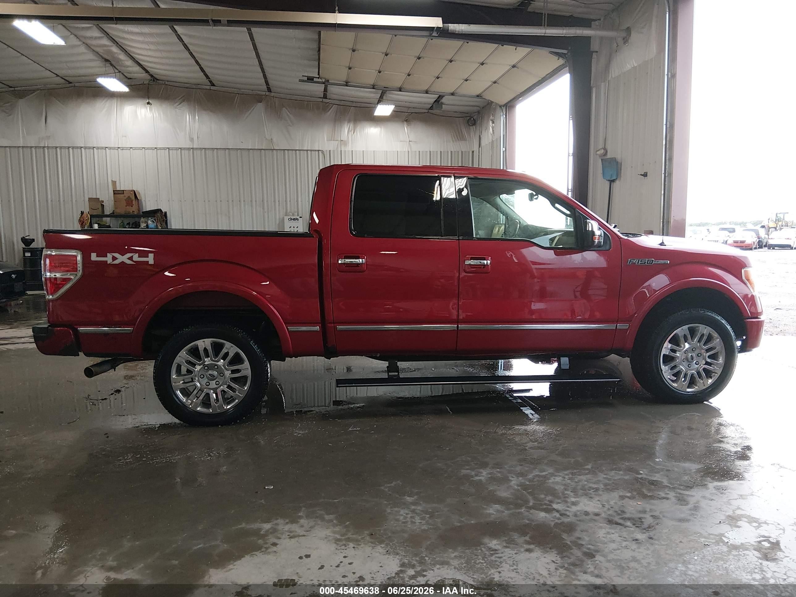 2010 Ford F-150 Fx4/harley-davidson/king Ranch/lariat/platinum/xl/xlt Red vin: 1FTFW1EV0AFA93698