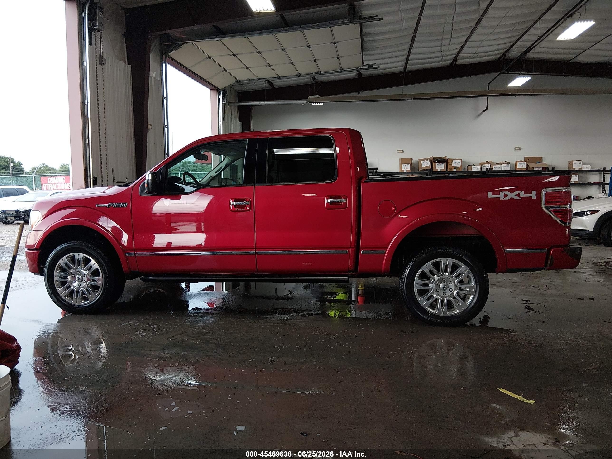 2010 Ford F-150 Fx4/harley-davidson/king Ranch/lariat/platinum/xl/xlt Red vin: 1FTFW1EV0AFA93698