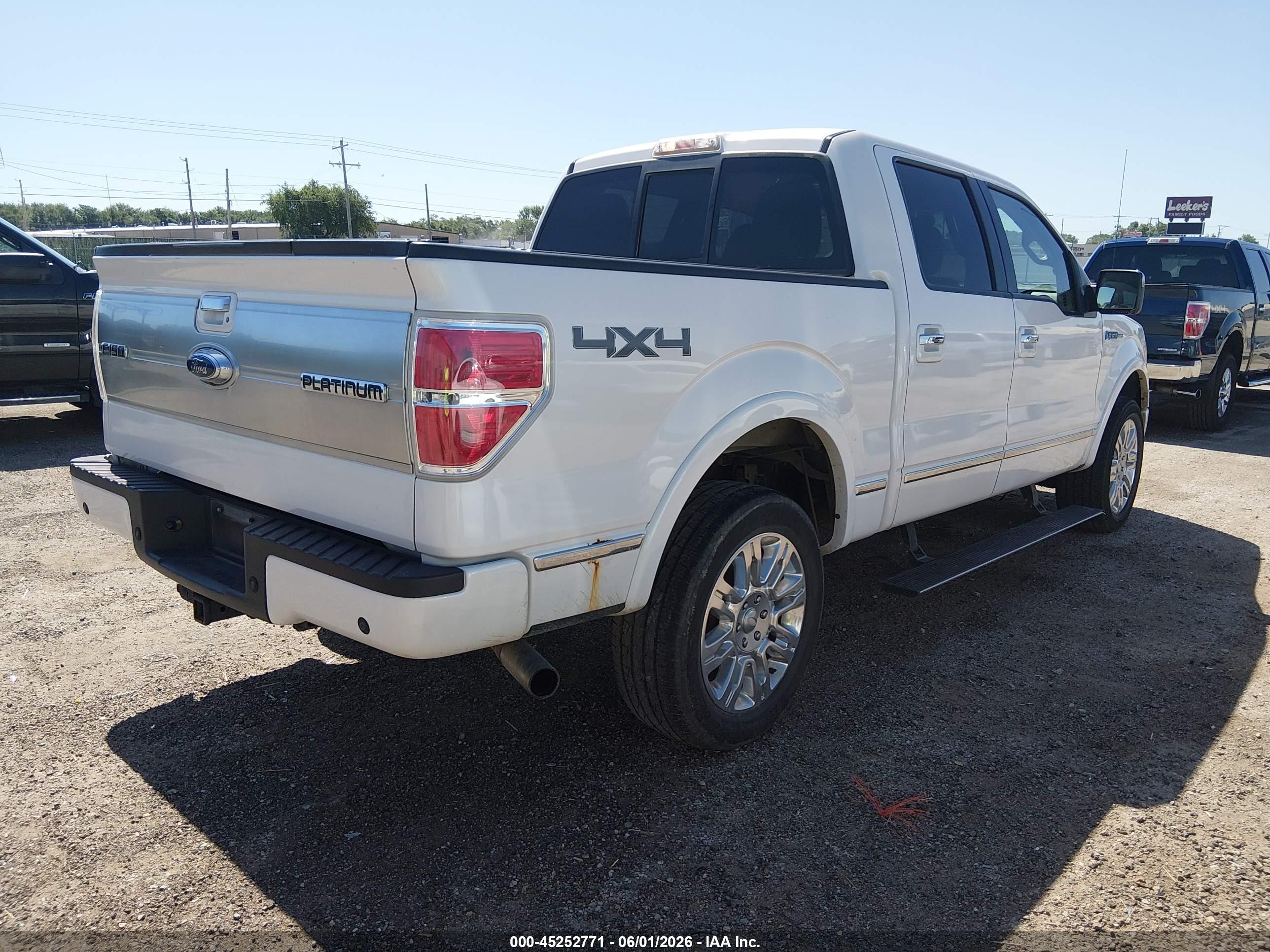 2010 Ford F-150 Fx4/harley-davidson/king Ranch/lariat/platinum/xl/xlt White vin: 1FTFW1EV0AFB18695
