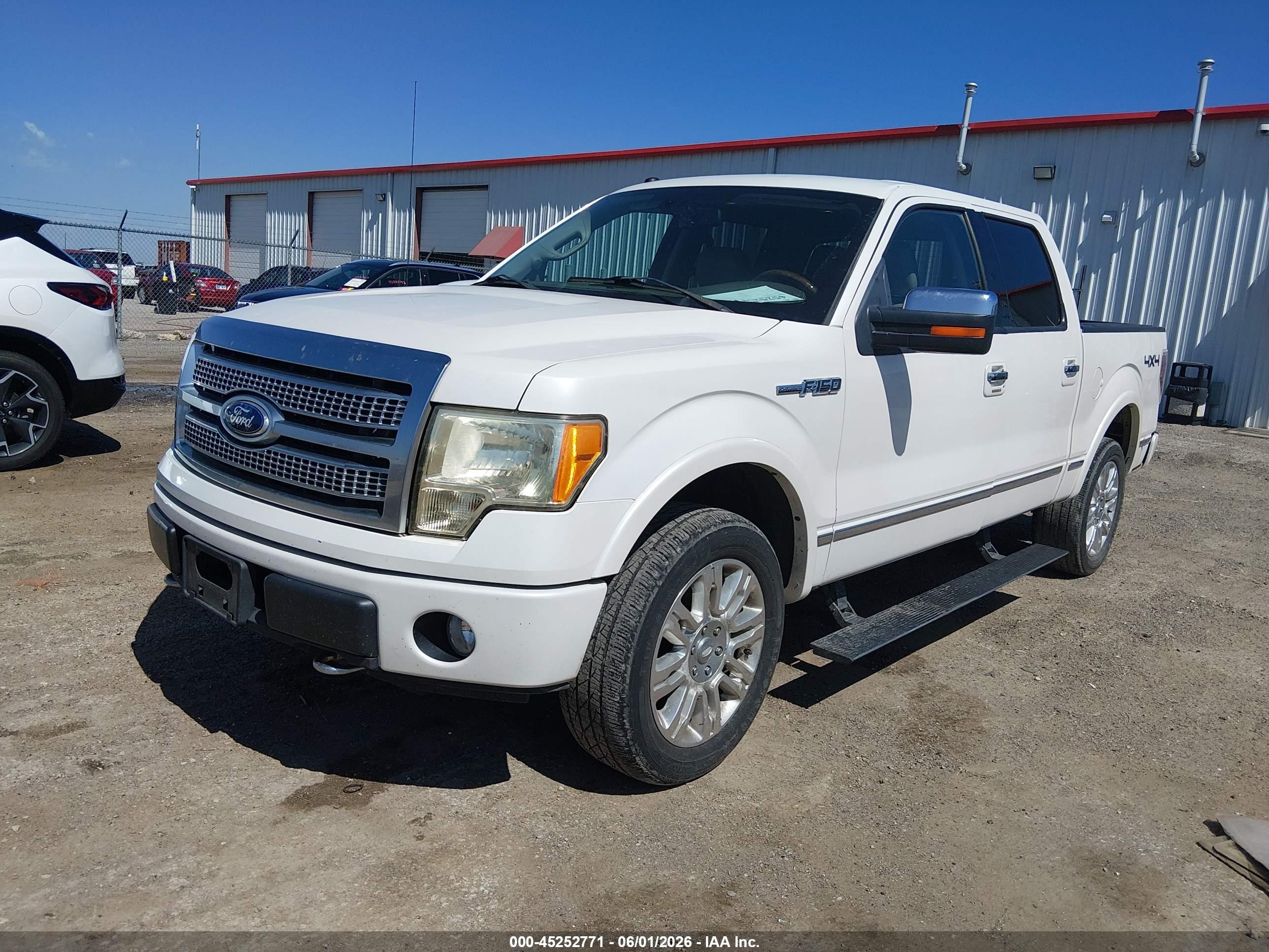 2010 Ford F-150 Fx4/harley-davidson/king Ranch/lariat/platinum/xl/xlt White vin: 1FTFW1EV0AFB18695