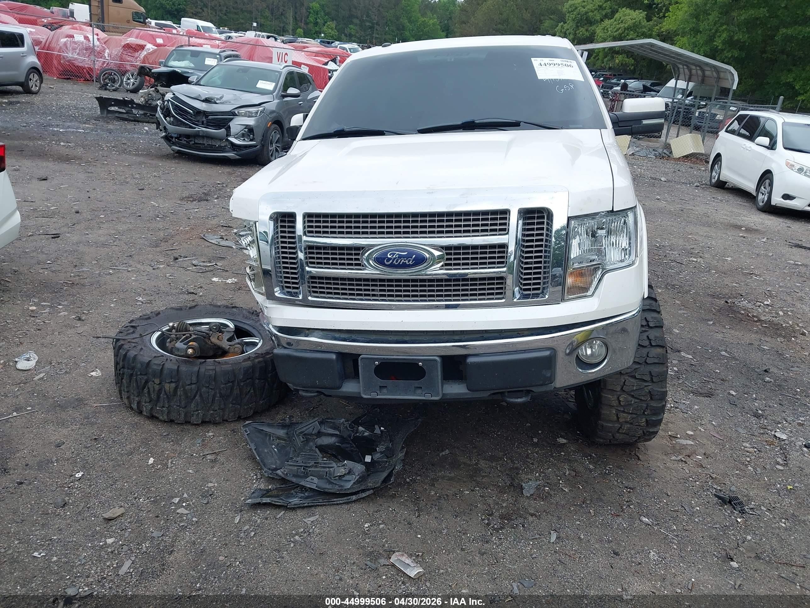 2010 Ford F-150 Fx4/harley-davidson/king Ranch/lariat/platinum/xl/xlt White vin: 1FTFW1EV0AFB36727