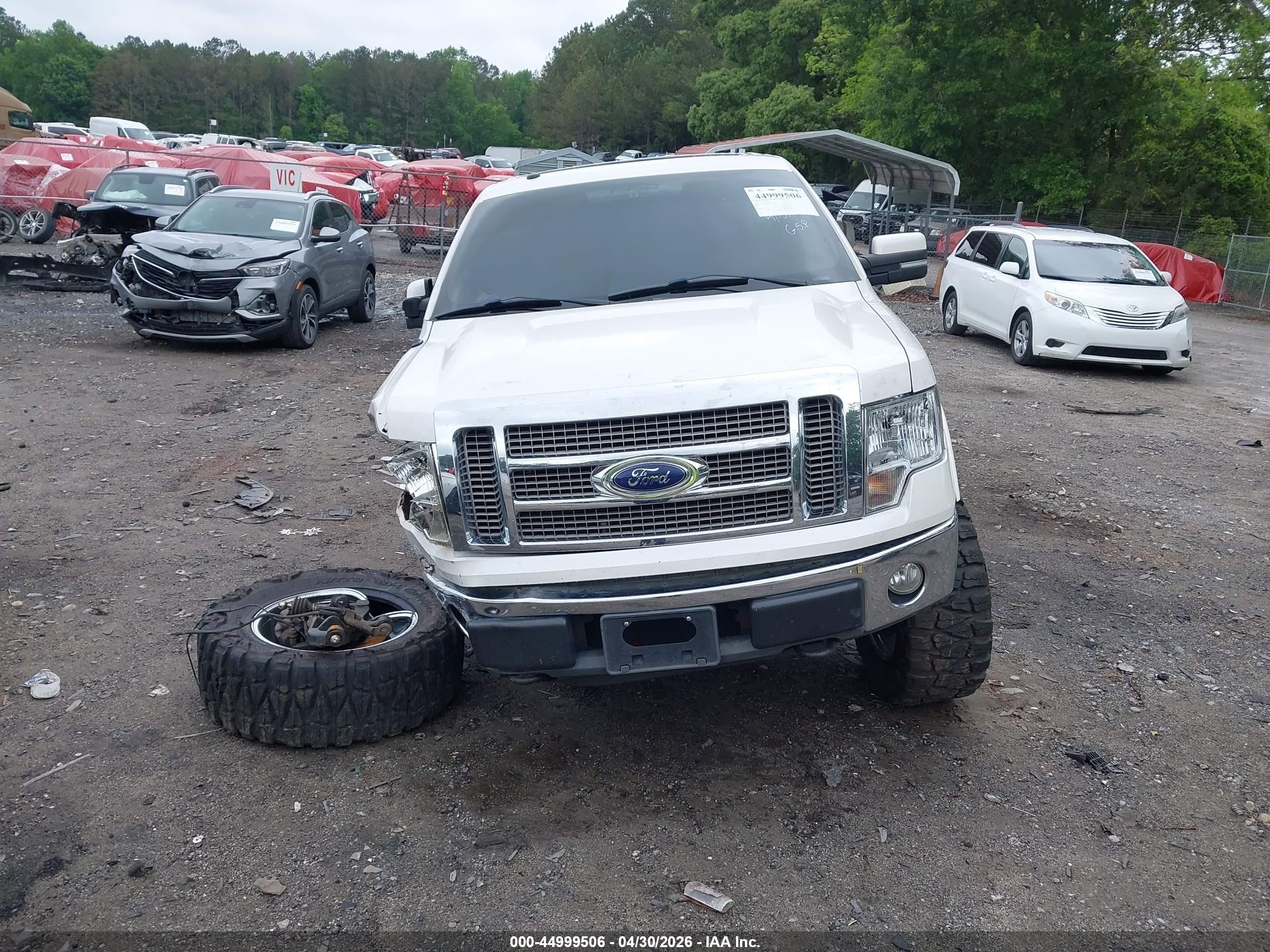 2010 Ford F-150 Fx4/harley-davidson/king Ranch/lariat/platinum/xl/xlt White vin: 1FTFW1EV0AFB36727