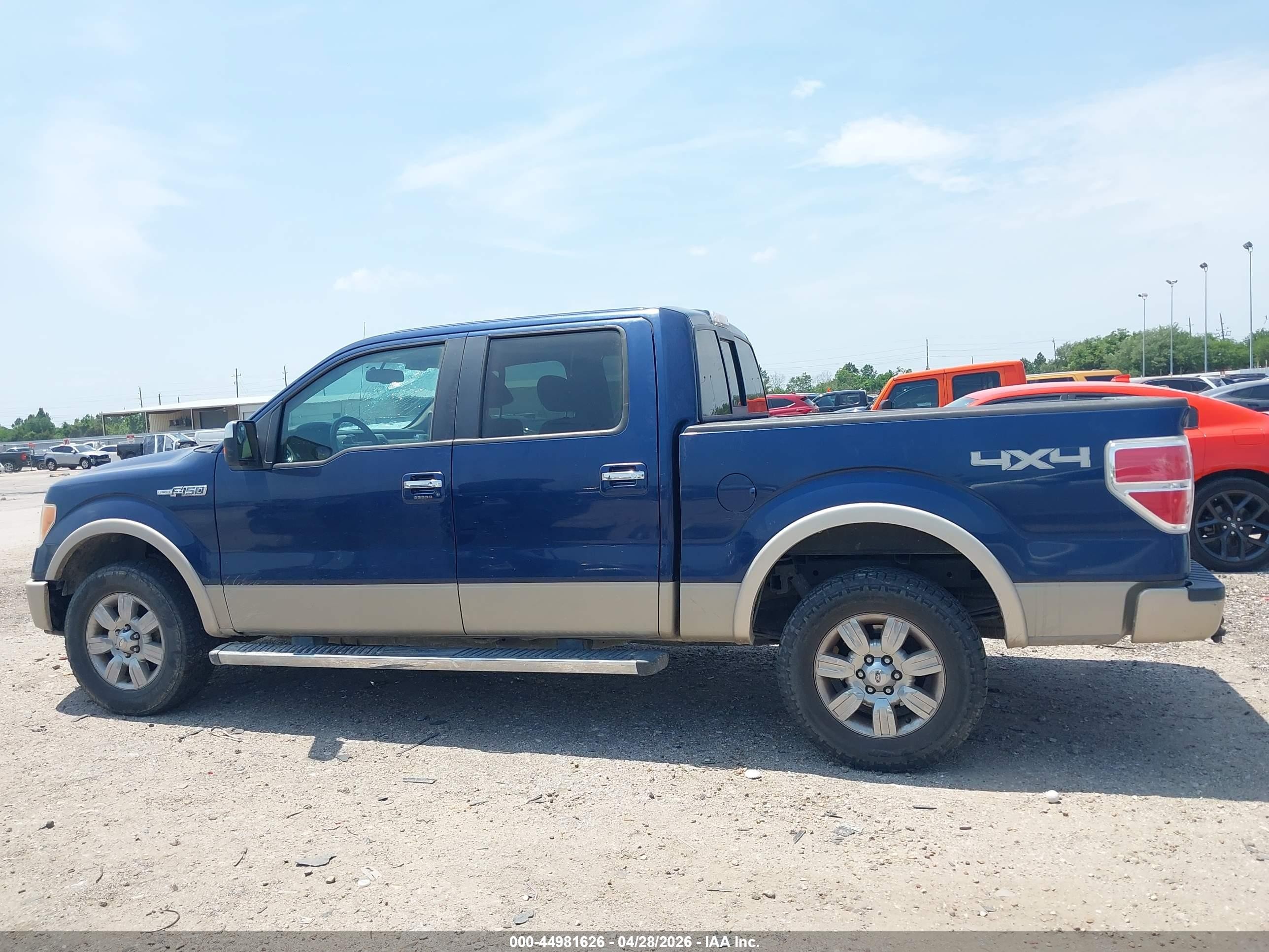 2010 Ford F-150 Fx4/harley-davidson/king Ranch/lariat/platinum/xl/xlt Blue vin: 1FTFW1EV0AFB67234