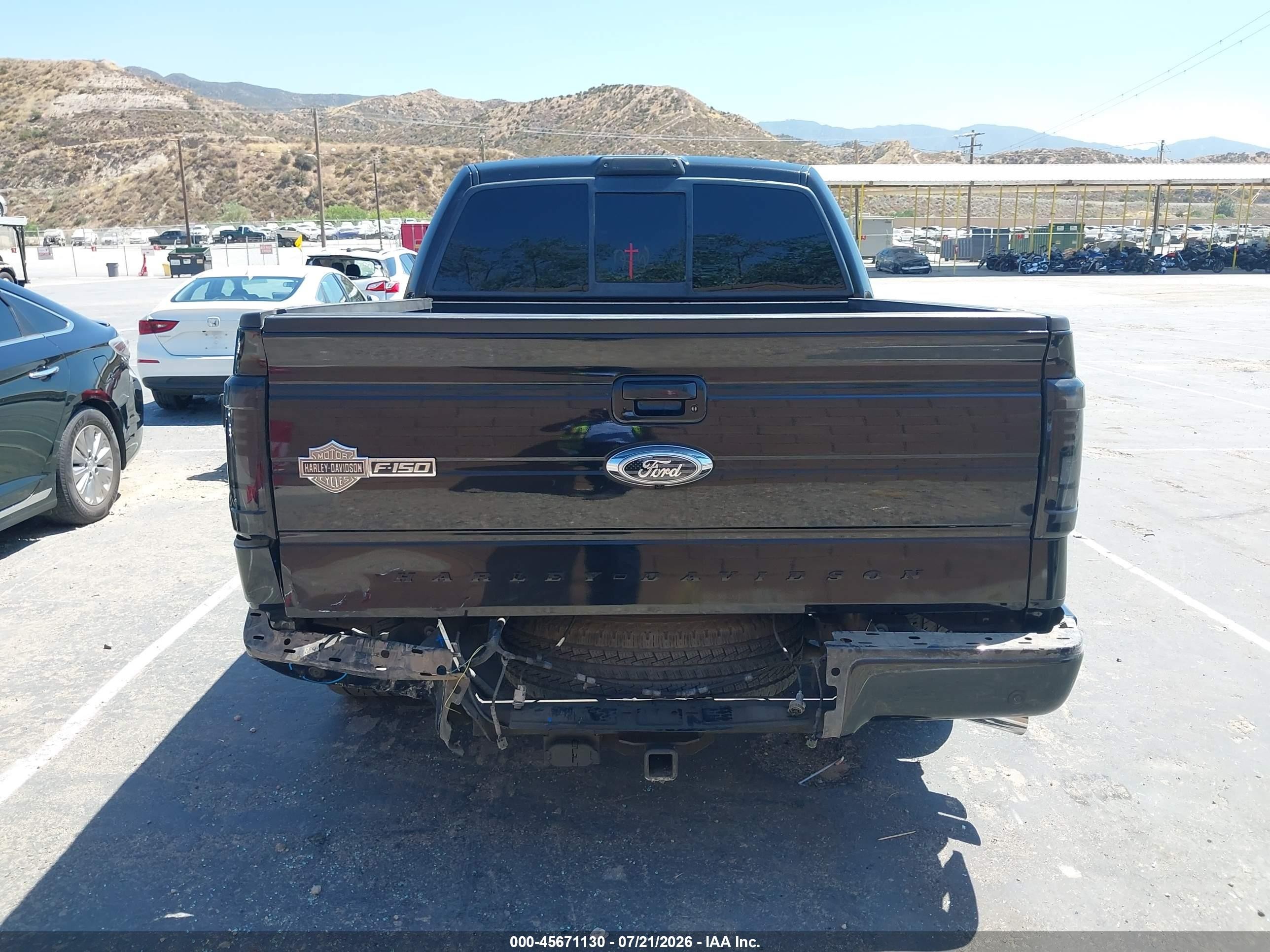 2010 Ford F-150 Fx4/harley-davidson/king Ranch/lariat/platinum/xl/xlt Черный vin: 1FTFW1EV0AFC16934
